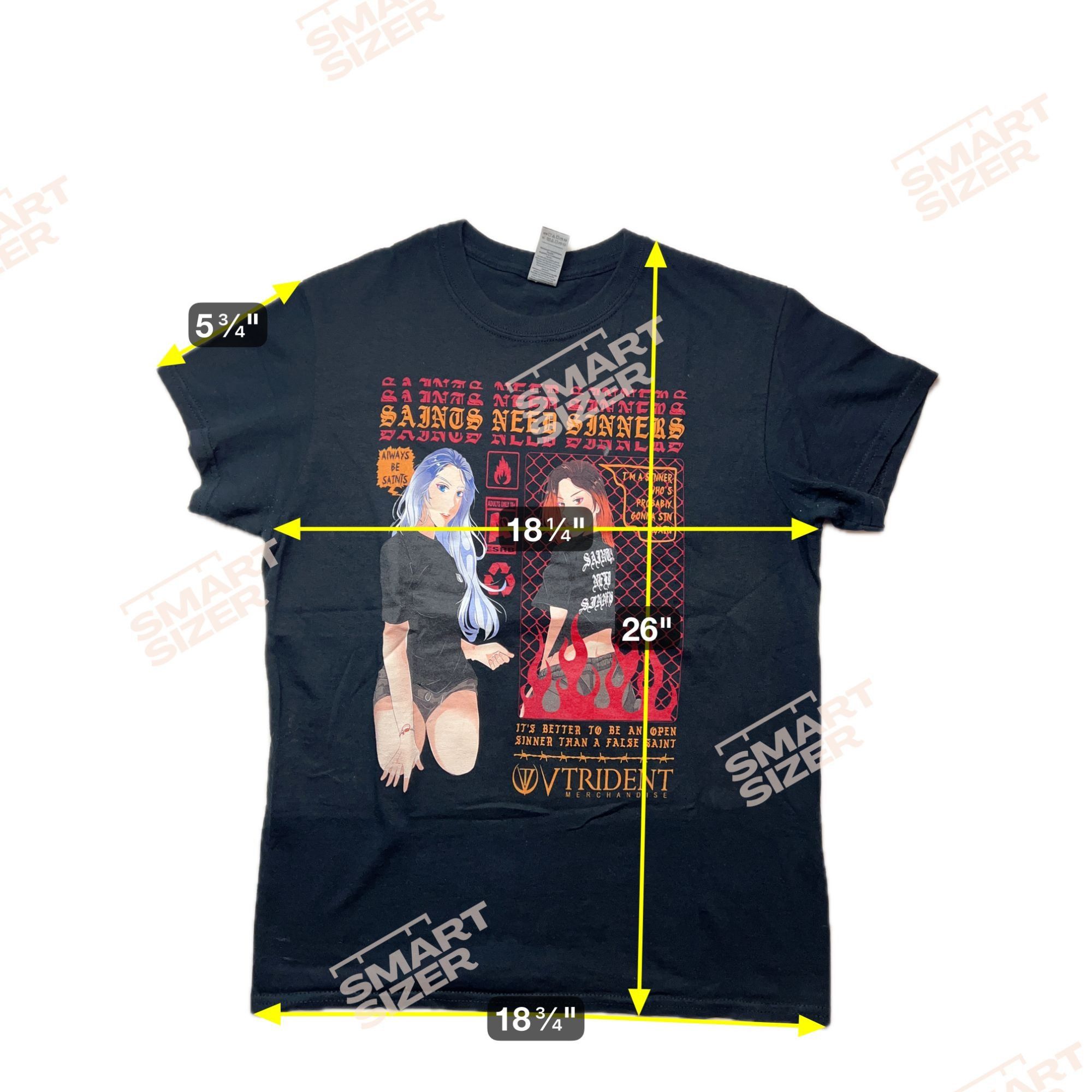 Gildan Saints Need Sinners Small T-Shirt Shirt Size US S / EU 44-46 / 1 - 5 Thumbnail