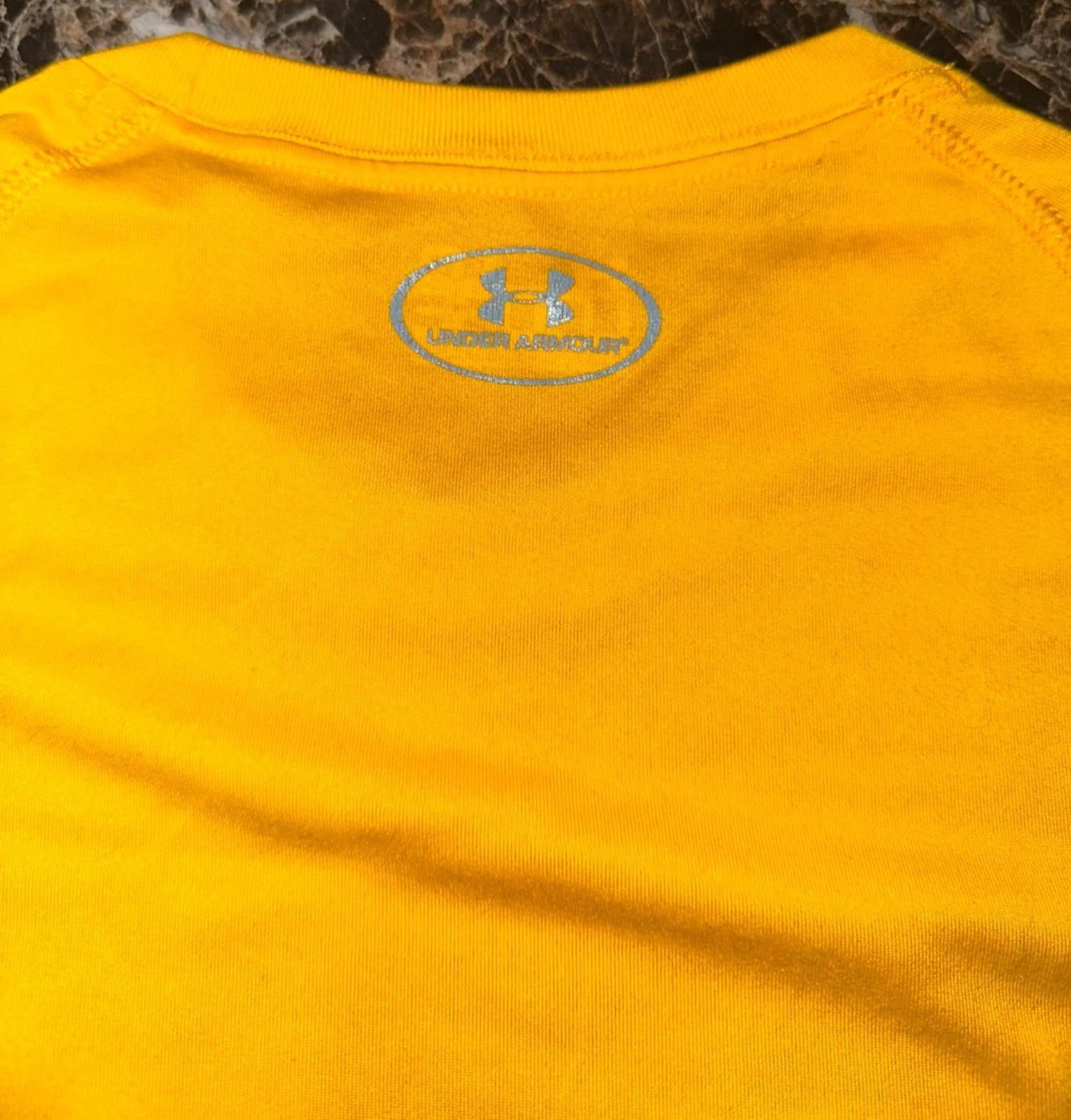 Under Armour Under Armour Navy UA tee in bright gold LG Size US L / EU 52-54 / 3 - 5 Thumbnail