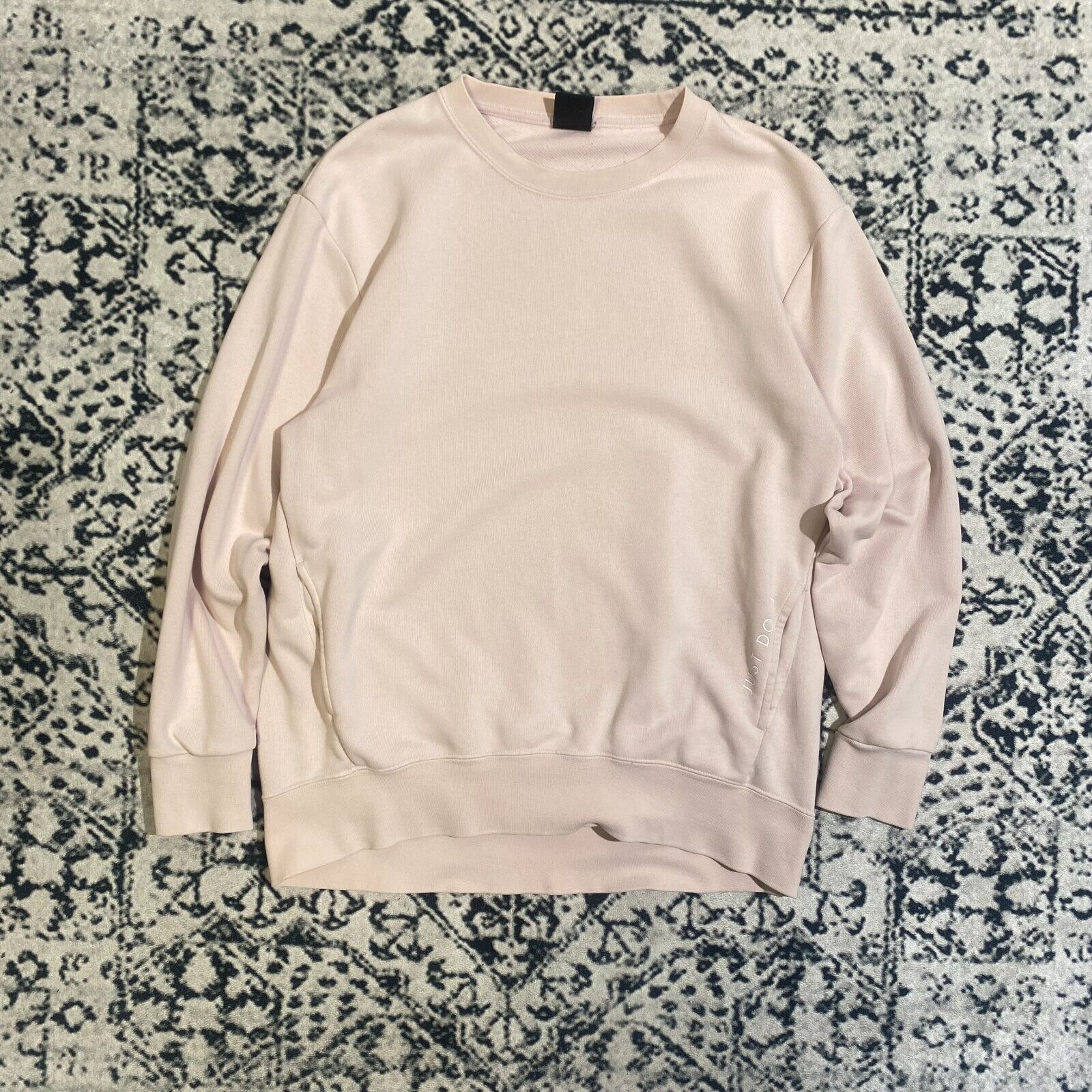 Nike × Vintage Vintage Nike Powder Pink Cotton Crewneck Size S Y2K 90s Size US S / EU 44-46 / 1 - 1 Thumbnail