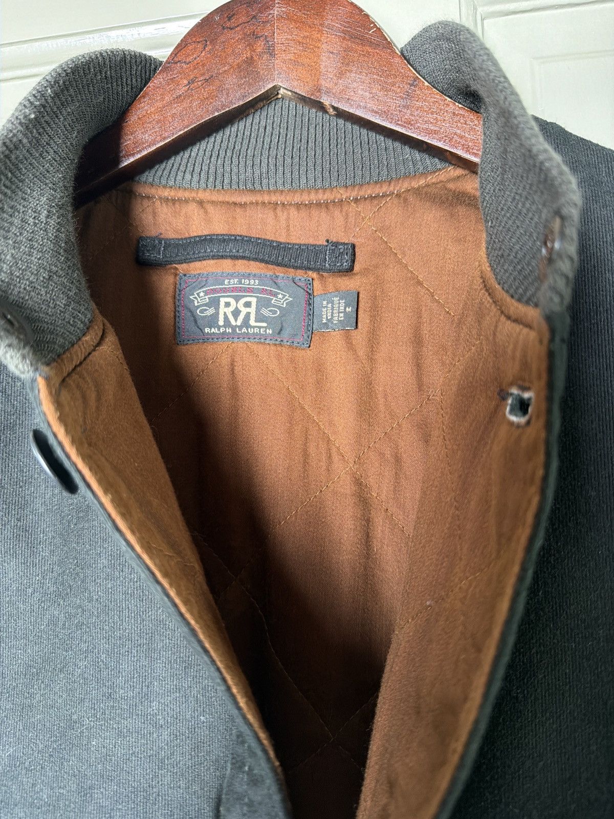 RRL Ralph Lauren RRL Black Canvas Jacket lined Size US M / EU 48-50 / 2 - 3 Thumbnail