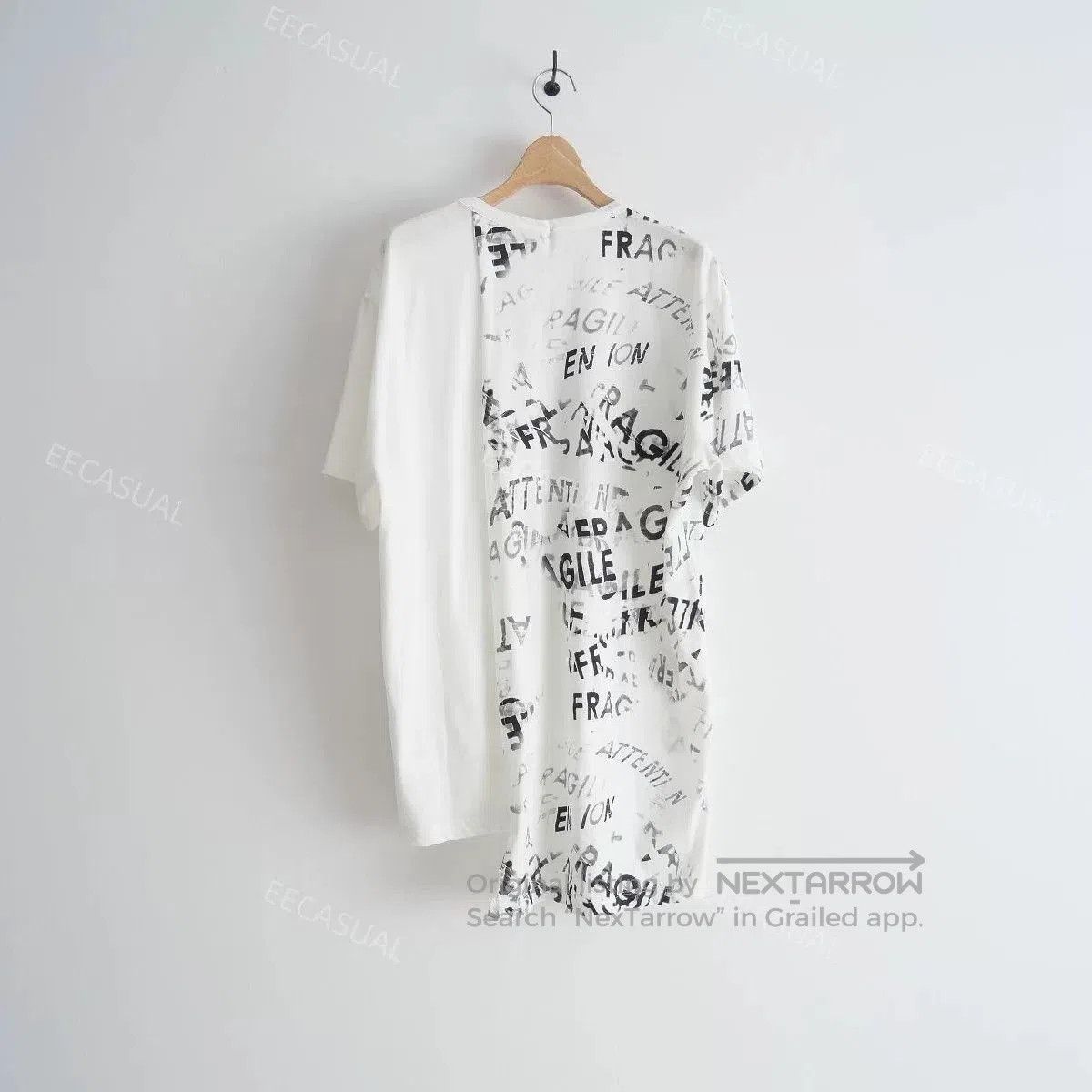 Y's Yohji Yamamoto Asymmetric Graffiti T. Size US M / EU 48-50 / 2 - 2 Thumbnail