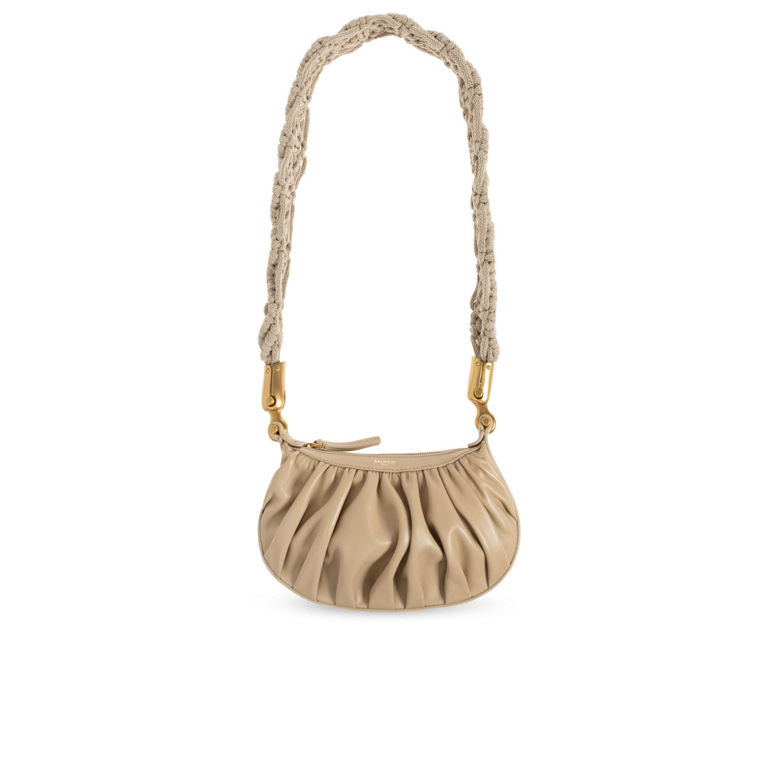 Balmain BALMAIN Ebene Mini Beige Shoulder Bag New & Authentic Size ONE SIZE - 1 Thumbnail