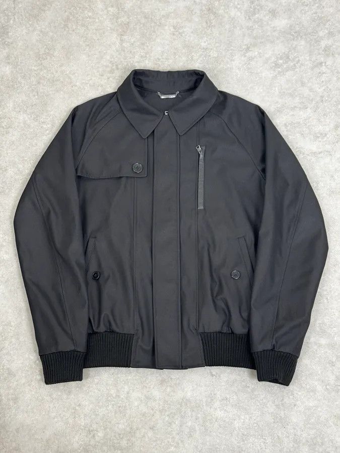 Versace 2010s Versace Black Minimalist Jacket Size US M / EU 48-50 / 2 - 1 Thumbnail