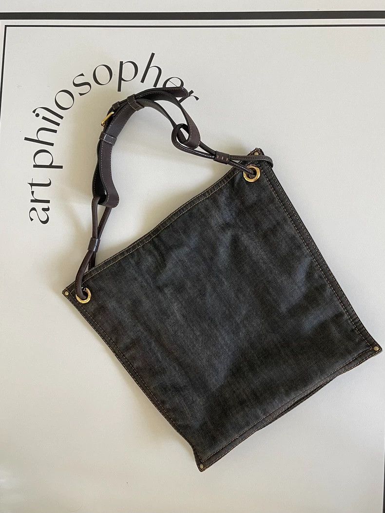 Loewe loewe Tannin denim shoulder bag 2503-Nextarrow Size ONE SIZE - 2 Thumbnail