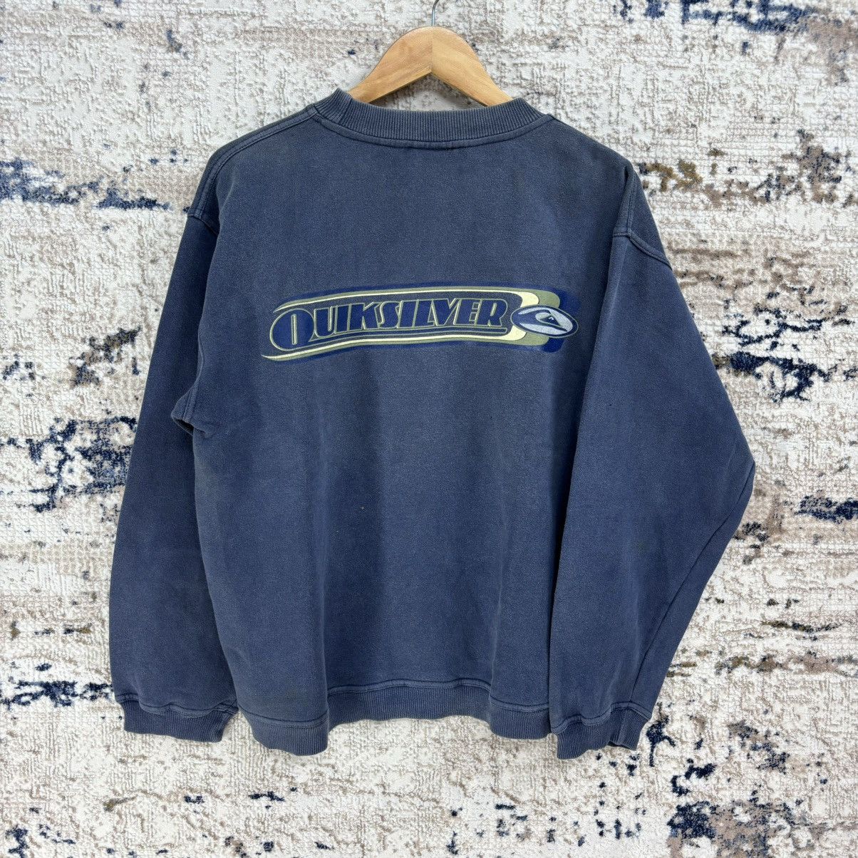 Quiksilver × Vintage Last Drop !! Vtg 90s Quiksilver Surfing Crewneck Sweatshirt Size US S / EU 44-46 / 1 - 2 Thumbnail