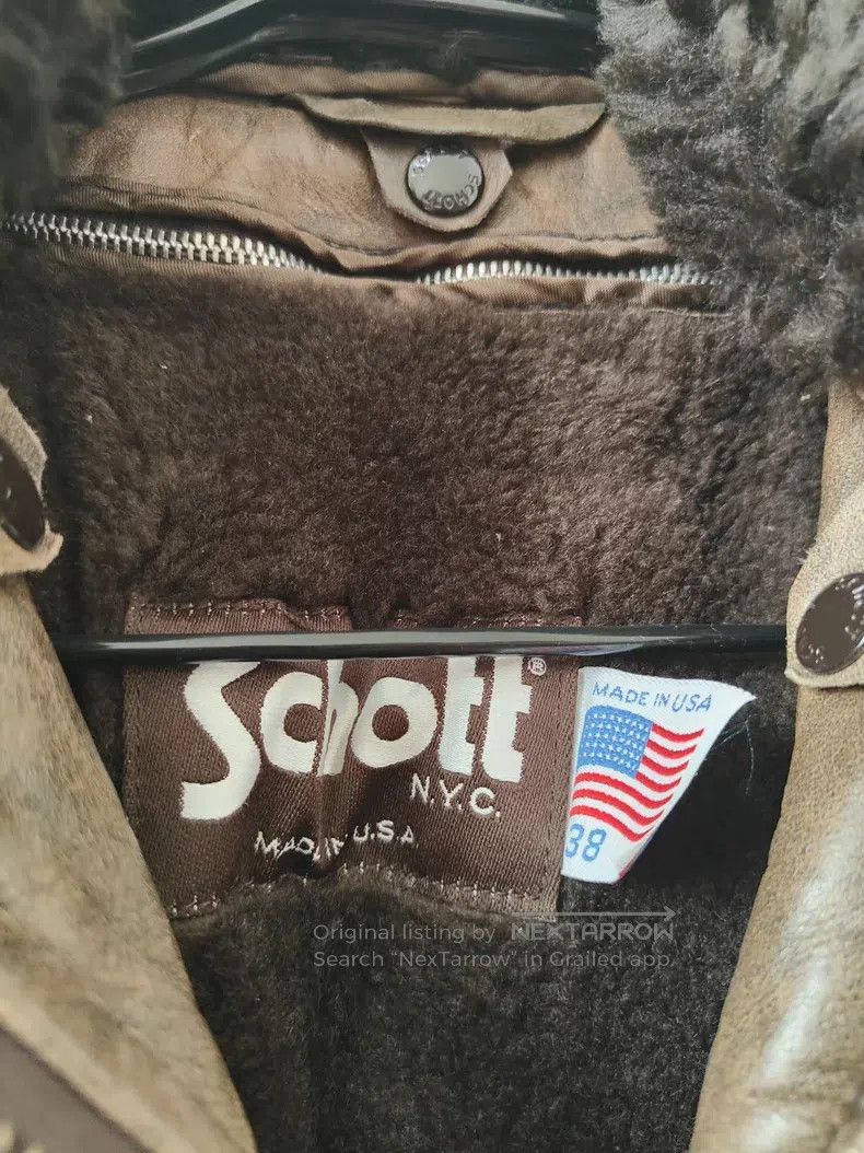 Schott Schott Leather jacket Size L / US 10 / IT 46 - 5 Thumbnail