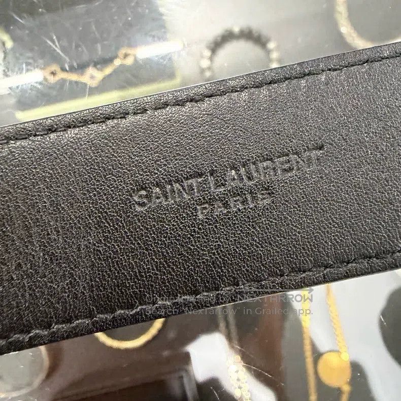 Saint Laurent Paris Saint Laurent Paris leather belt Size ONE SIZE - 7 Thumbnail