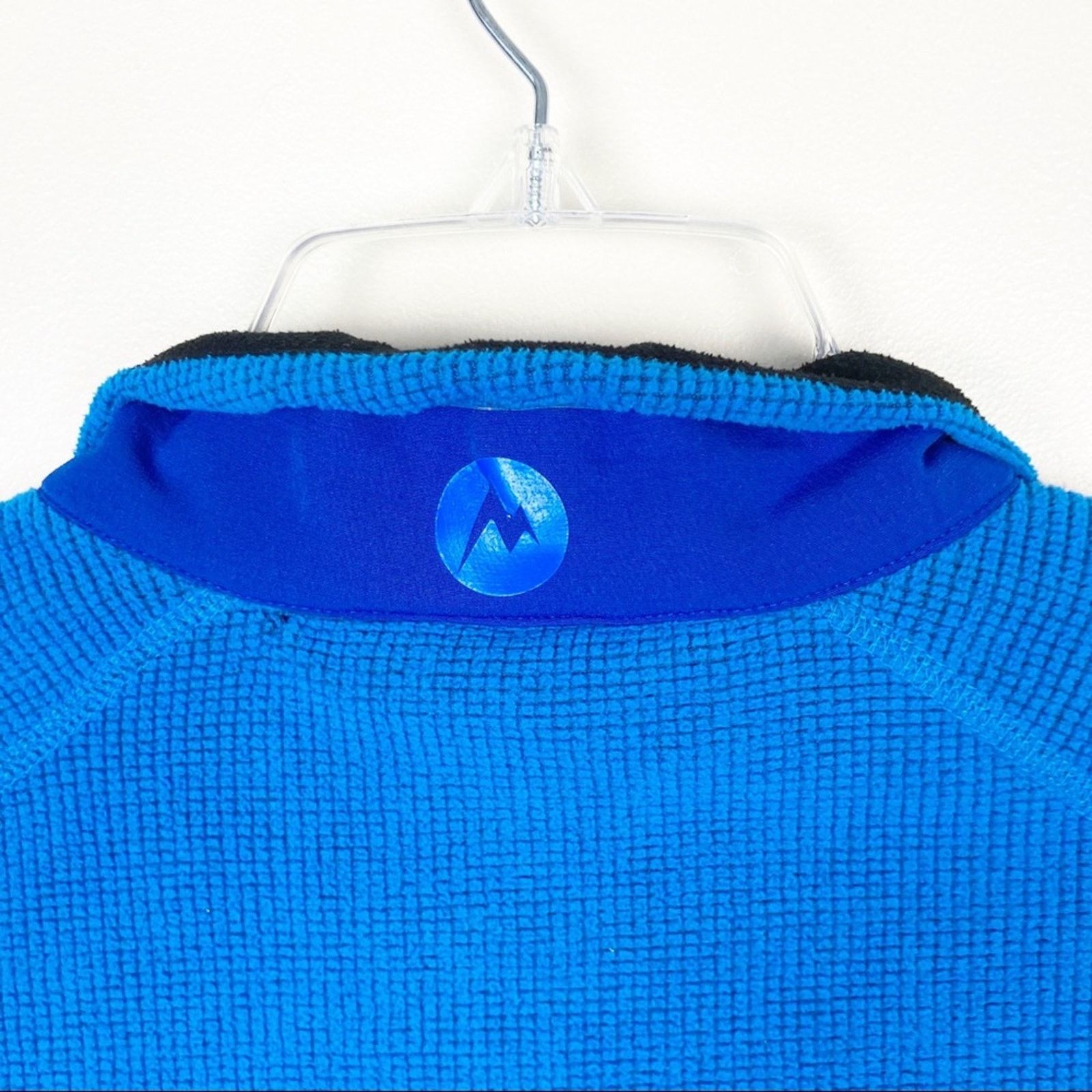 Marmot Marmot Blue Half Zip Pullover Sweater Sz M Size US M / EU 48-50 / 2 - 5 Thumbnail