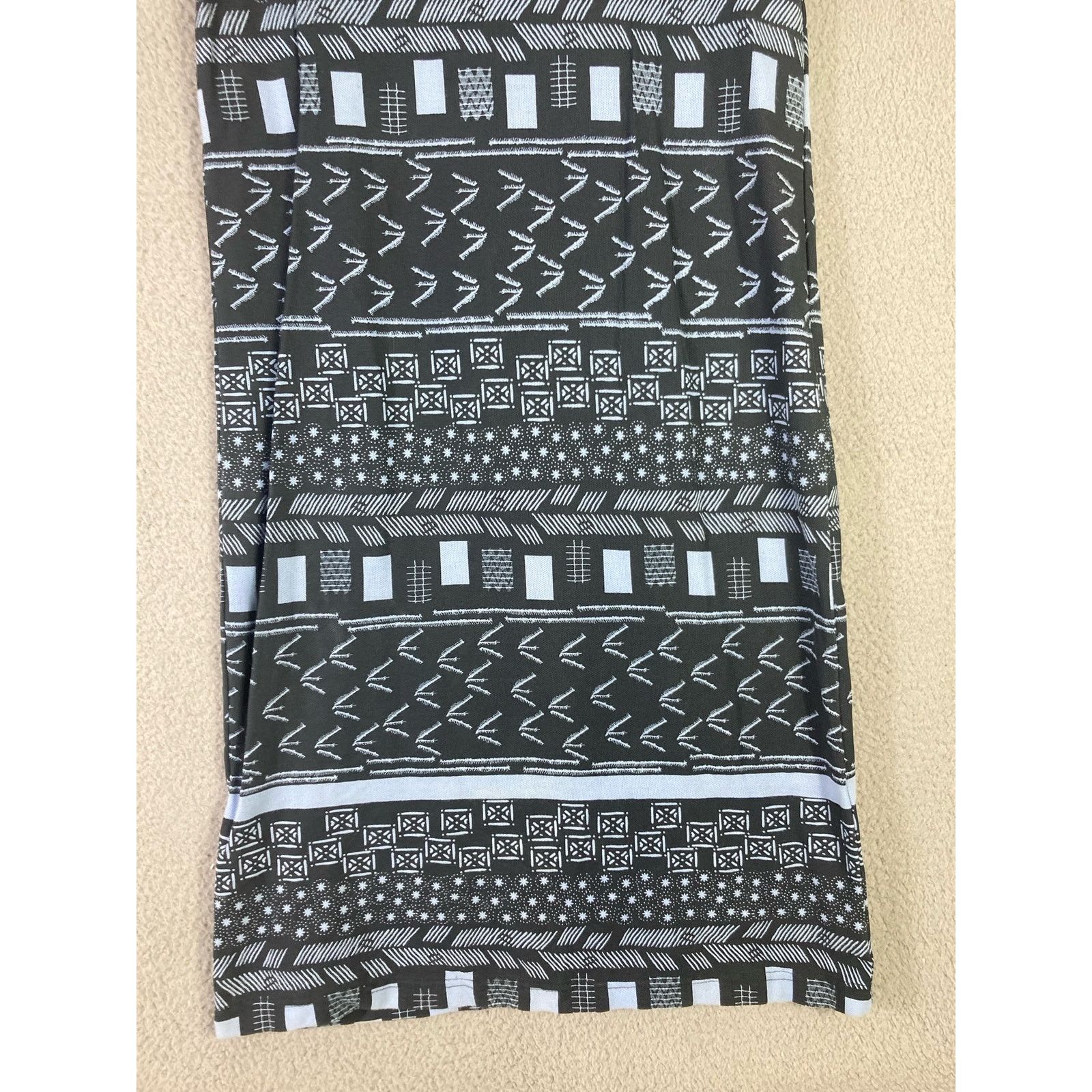 Orvis Orvis Women's XS Black Geometric T-Shirt Dress Vintage Size XS / US 0-2 / IT 36-38 - 5 Thumbnail