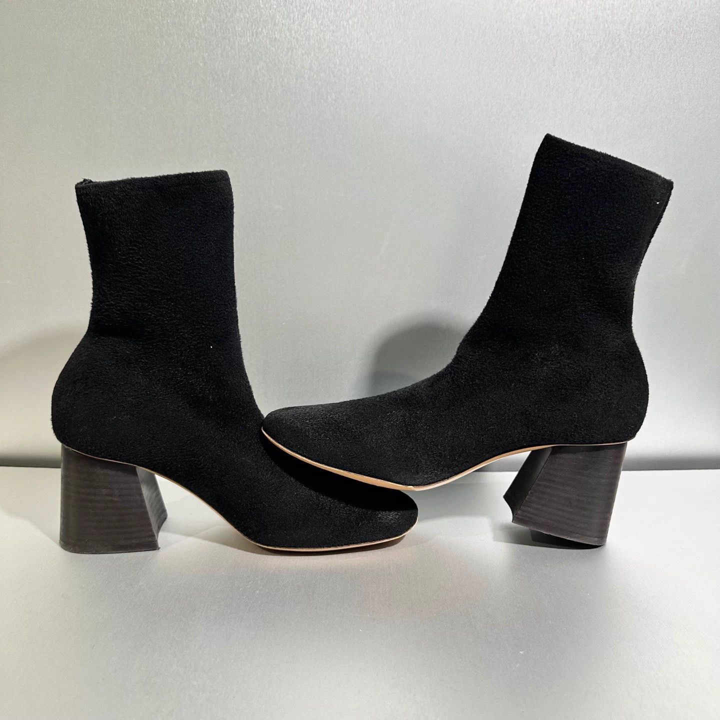 Celine CELINE Classic Suede High Heel Ankle Boots Size US 5.5 / IT 35.5 - 4 Thumbnail