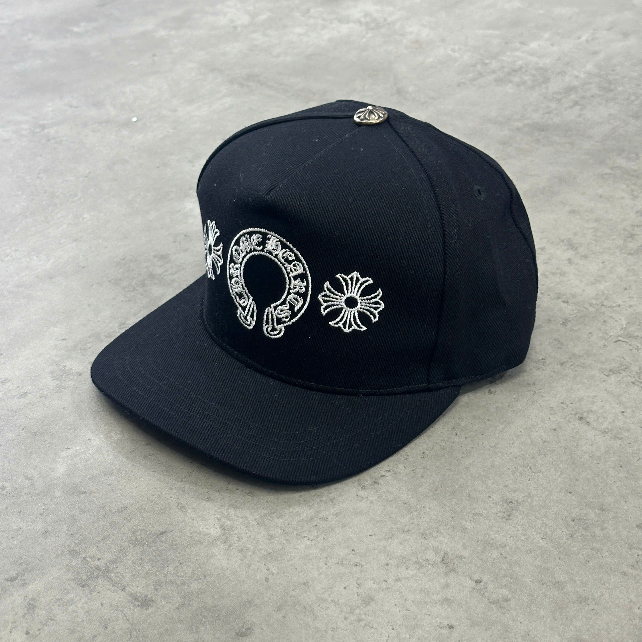 Chrome Hearts Chrome Hearts Denim Horseshoe Baseball Hat