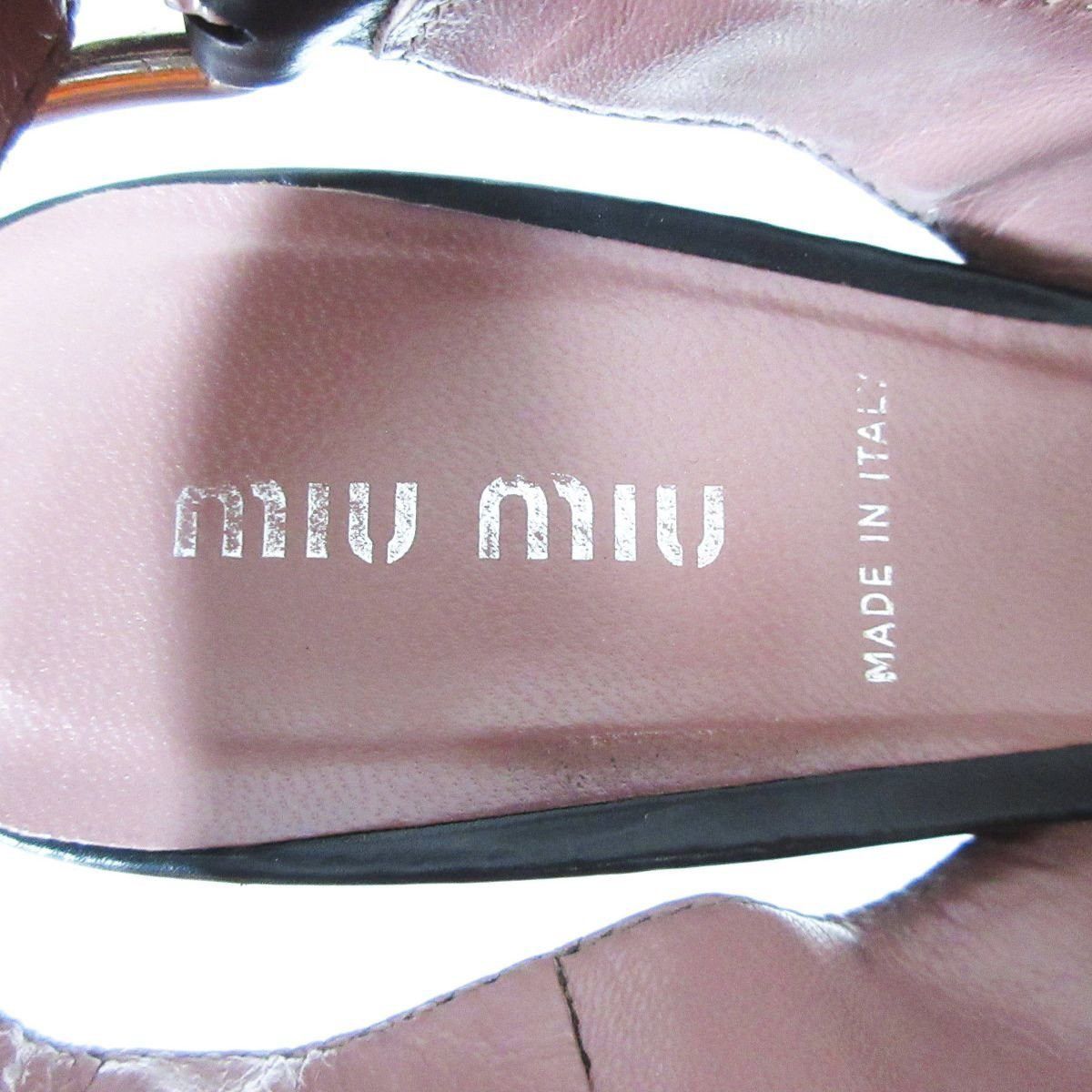 Miu Miu Studded Heels Size US 8 / IT 38 - 4 Thumbnail