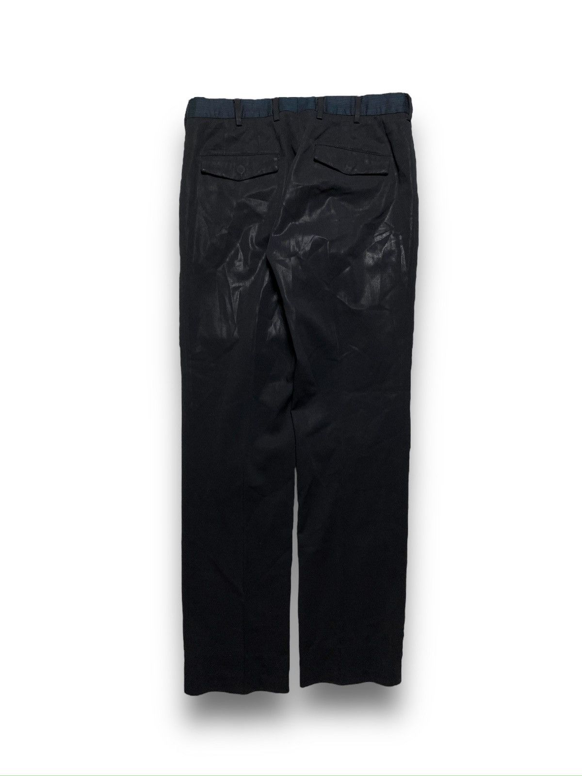 Designer × Prada Prada black Classic elegance pants glowing material Size 26" / US 2 / IT 38 - 2 Thumbnail