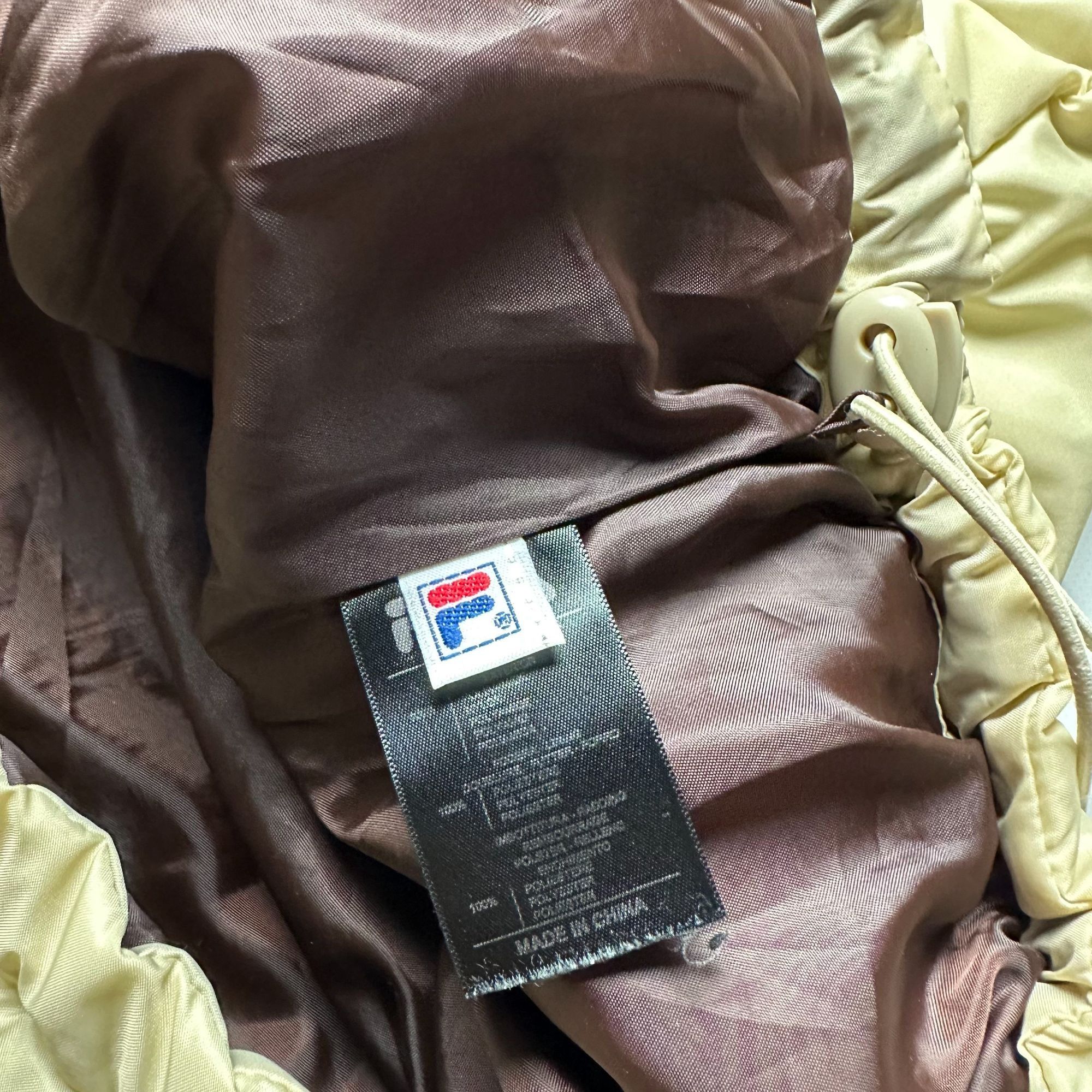 Fila Fila Basic Puffer Jacket Cream Medium Minimalist Size M / US 6-8 / IT 42-44 - 5 Thumbnail