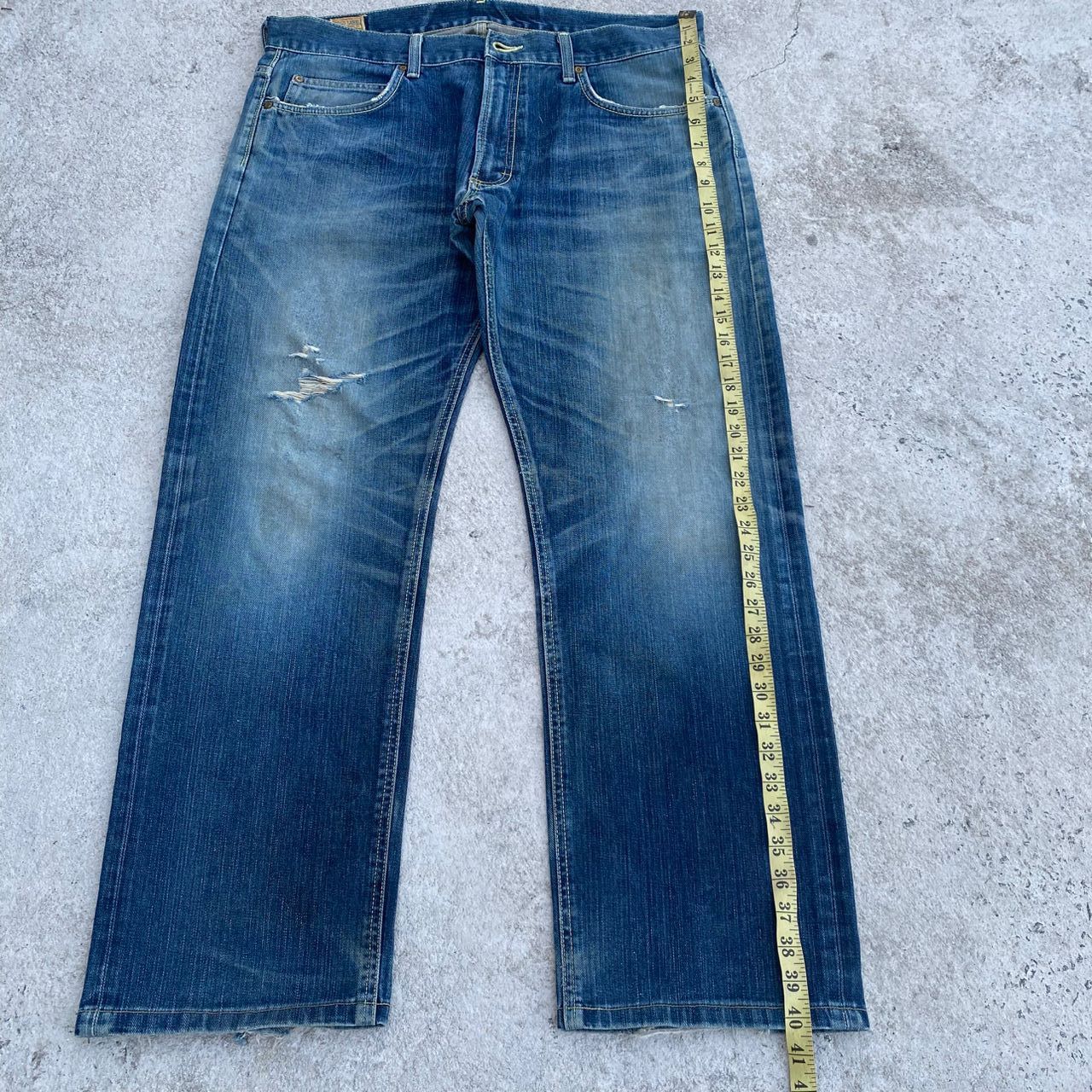 Lee Vintage Lee Riders Dismtressed Denim Size US 38 / EU 54 - 9 Thumbnail