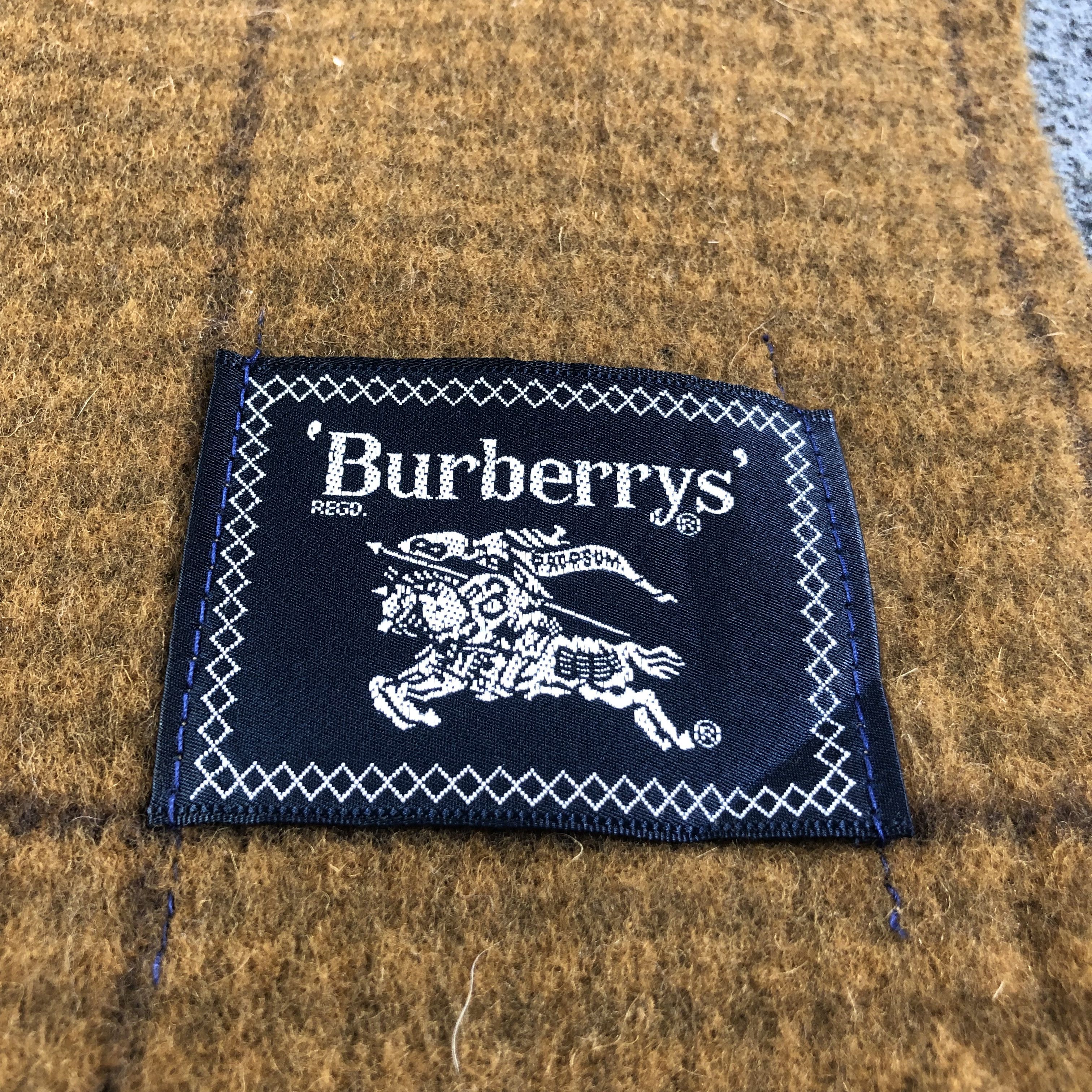 Burberry Burberrys Prorsum Oversized Wool Scarf Muffler Wrap V1169 Size ONE SIZE - 3 Thumbnail