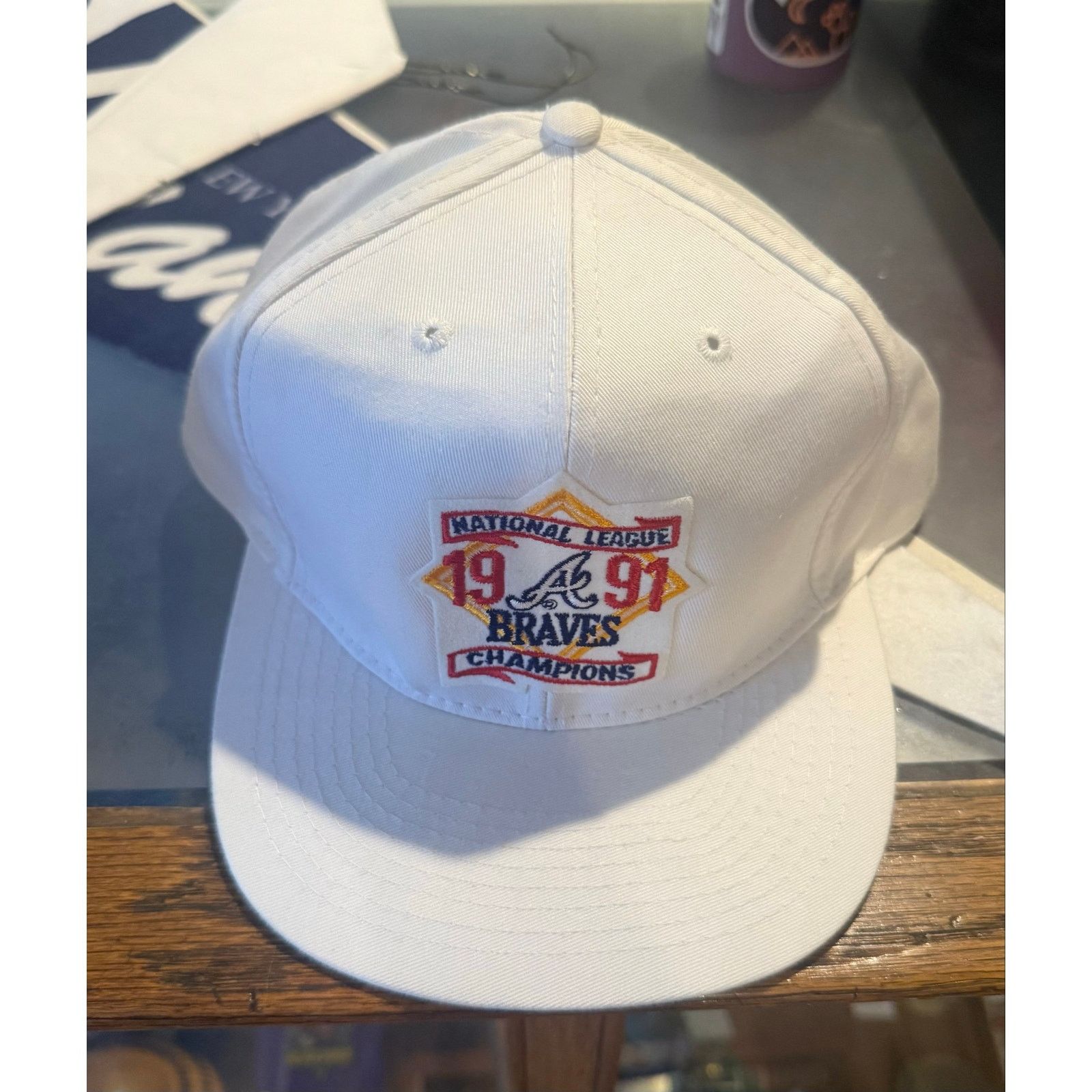 American Needle 1991 Atlanta Braves World Series Snap Back Size ONE SIZE - 1 Thumbnail