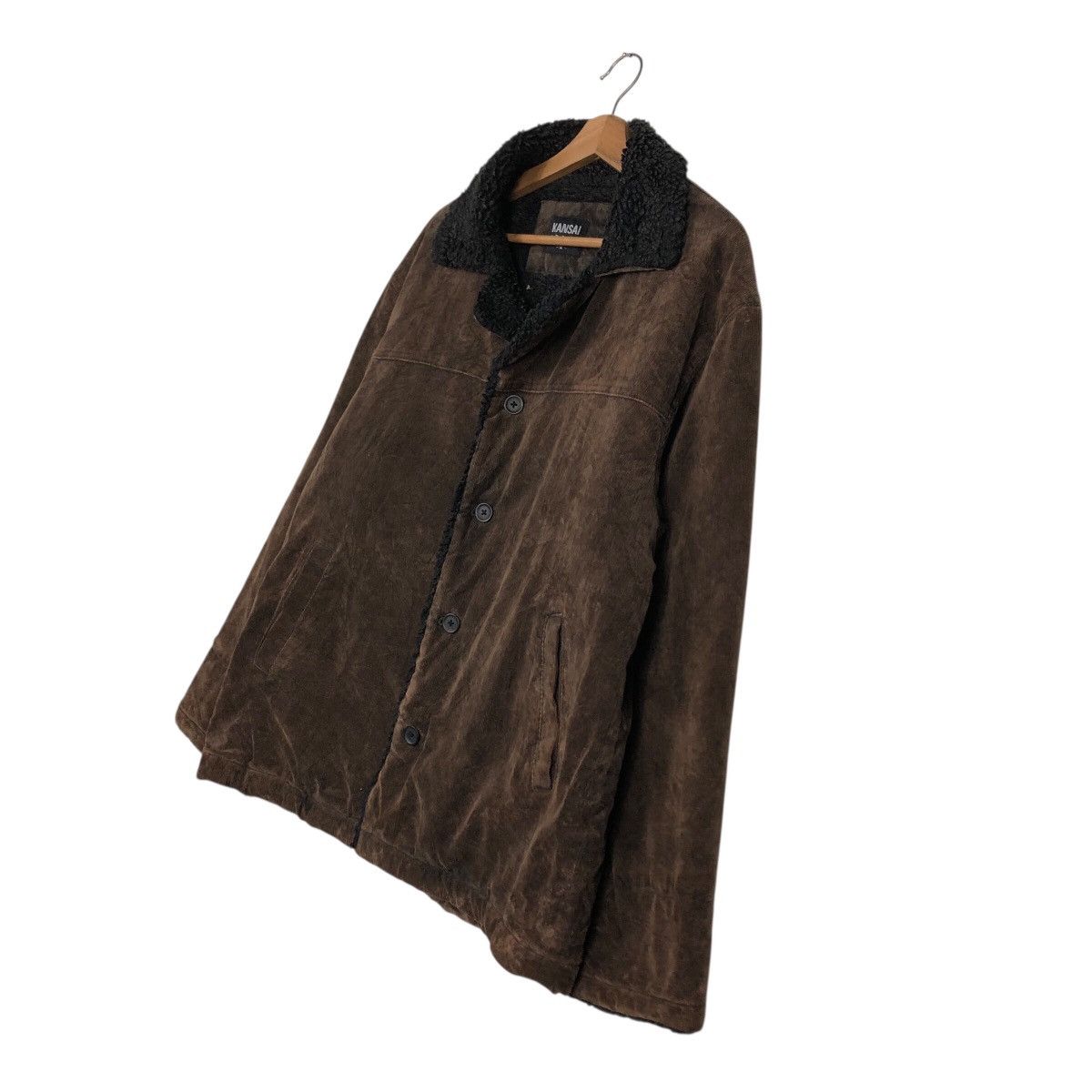 Japanese Brand 📌Vintage Chore Work Jacket Kansai Jeans Blanket Mink Fur Size US M / EU 48-50 / 2 - 3 Thumbnail