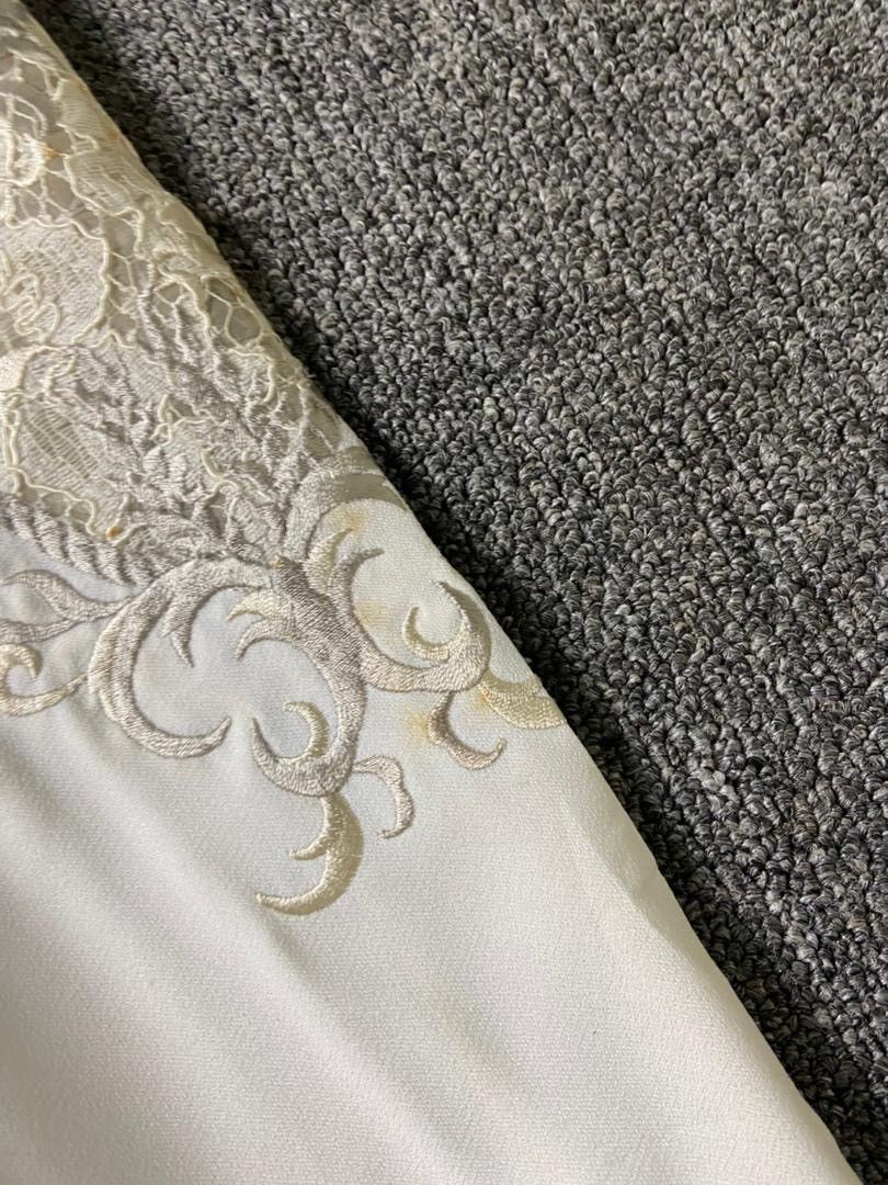 Japanese Brand First Eleven Vintage-Style Bridal Lace Top (185) Size XS / US 0-2 / IT 36-38 - 7 Thumbnail