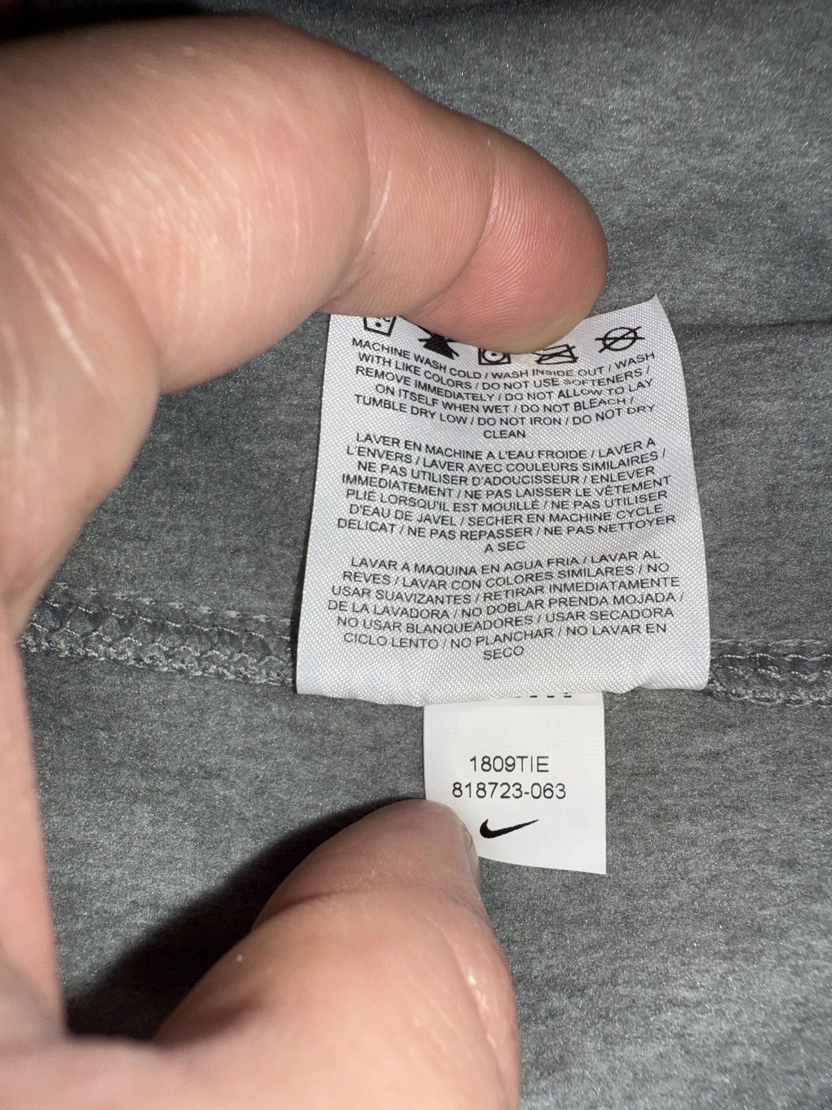 Nike Nike Men’s Practice Blank Grey Pull Over Hoodie Size US M / EU 48-50 / 2 - 6 Thumbnail