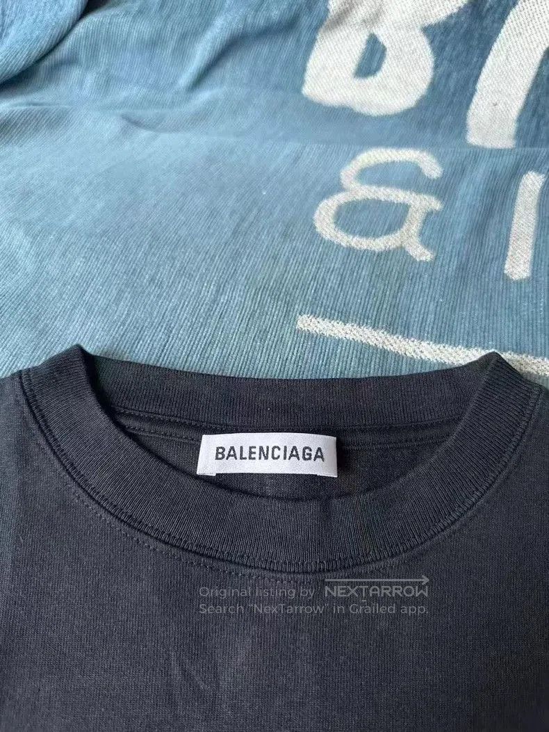Balenciaga Balenciaga Black Crew Short Sleeve T-shirt. Size US S / EU 44-46 / 1 - 3 Thumbnail