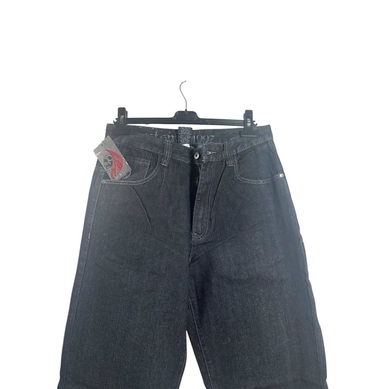 Other Vintage Johnny Blaze Black Denim Jeans Y2K 90’s 2000’s Hip H Size US 34 / EU 50 - 2 Thumbnail