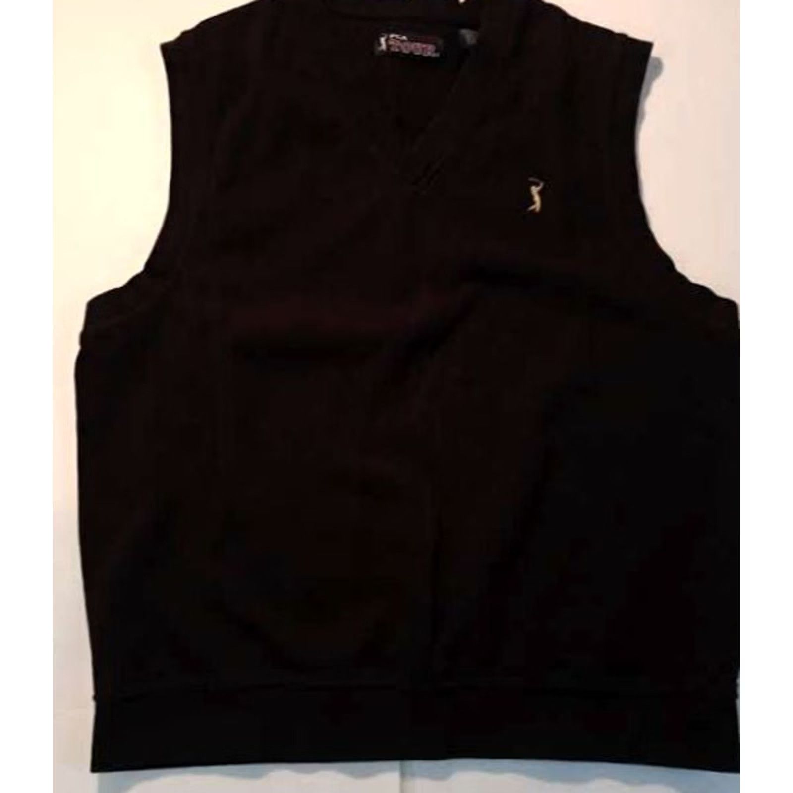 PGA Tour PGA Tour Black Large Golf Warm-Up Vest Size US L / EU 52-54 / 3 - 2 Thumbnail