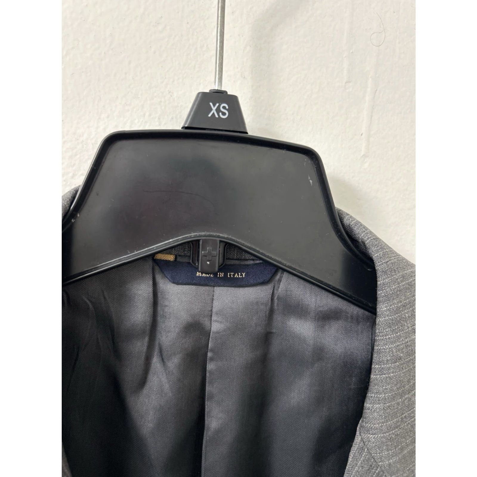 Brooks Brothers Brooks Brothers Blazer Jacket Mens 44/39 Gray Pinstripe 100% Wool Made in Italy Sport Coat Size 44R - 6 Thumbnail