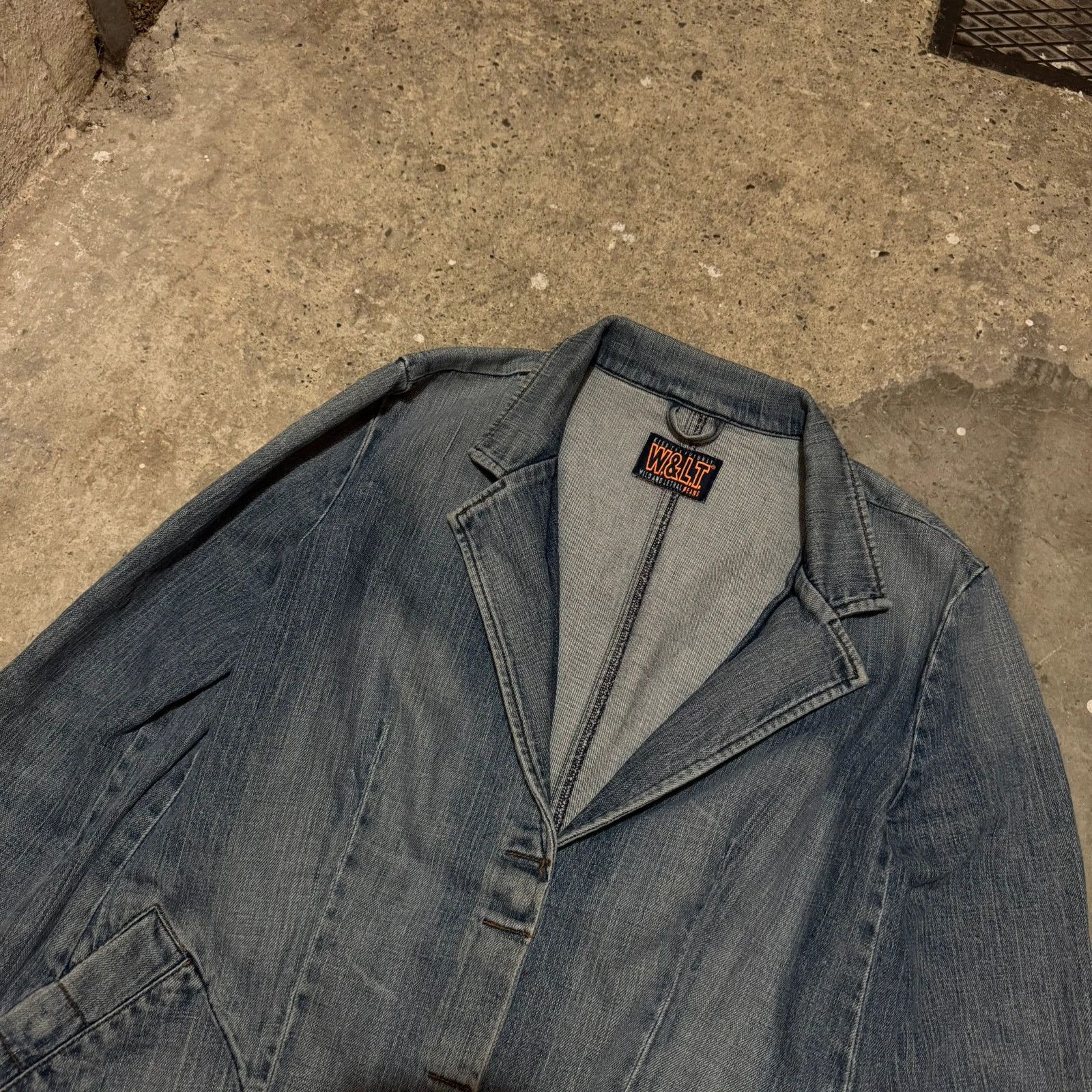 Walter Van Beirendonck Walter van Beirendonck wl&t denim jeans jacket 90s Size US L / EU 52-54 / 3 - 4 Thumbnail