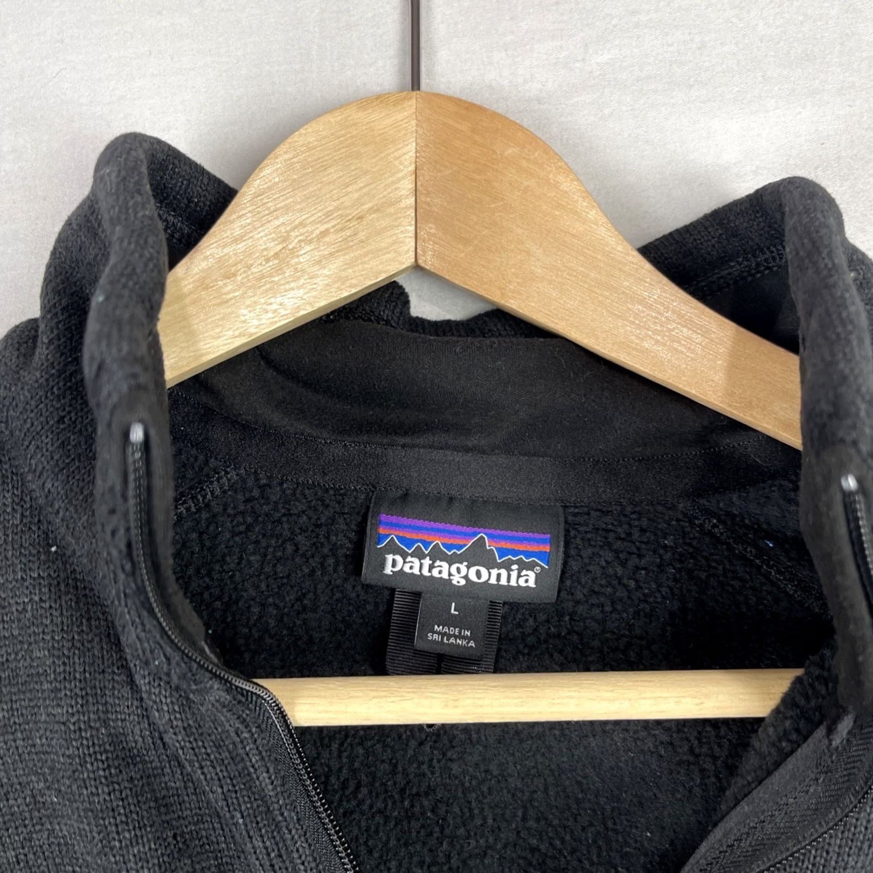 Patagonia Patagonia Better Sweater Womens Large Black Pullover Zip Pocket Fleece 25618 Size L / US 10 / IT 46 - 7 Thumbnail