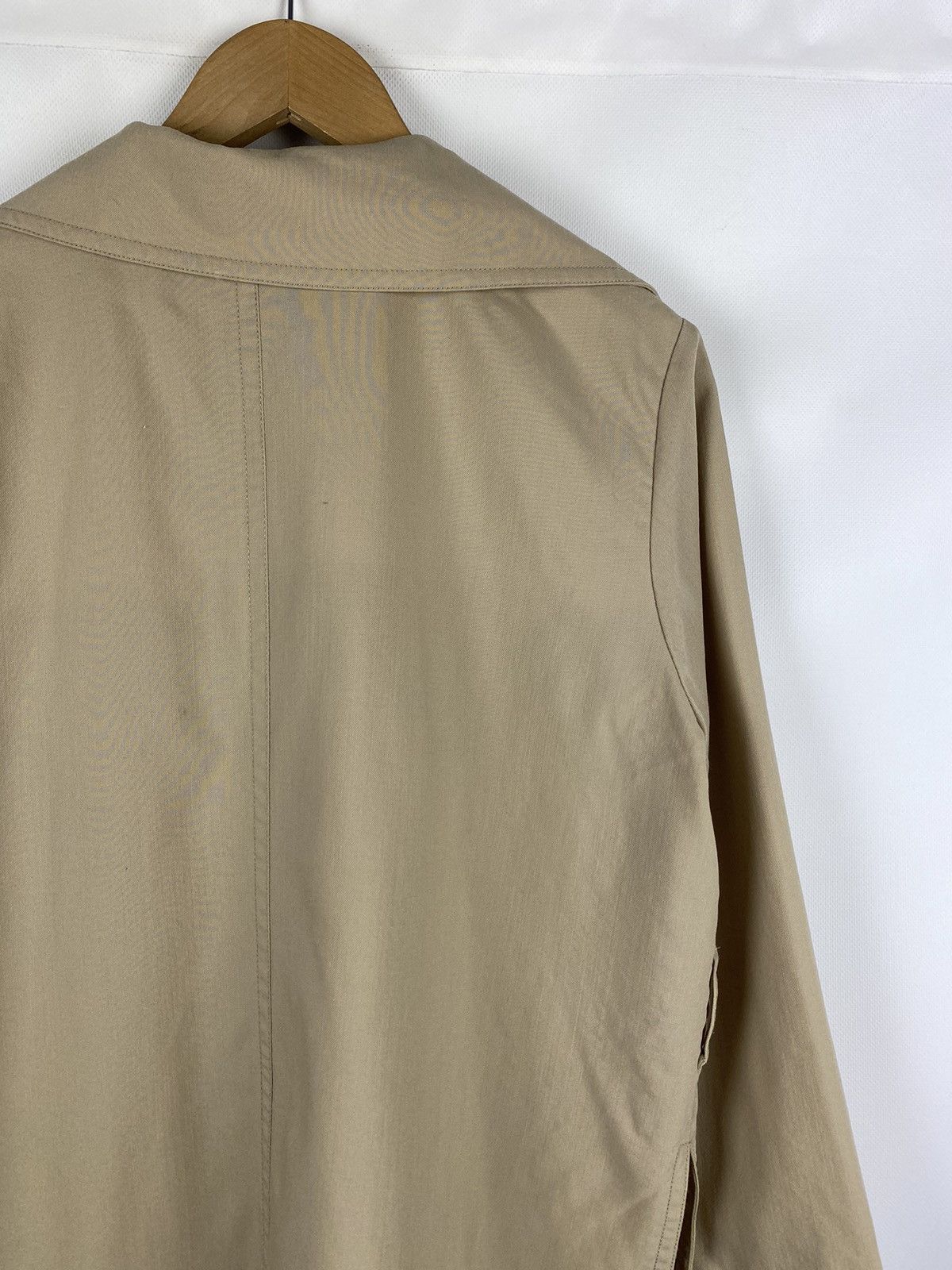 Vintage × Yves Saint Laurent Vintage Yves Saint Lauren YSL wool belted blazer jacket Size M / US 6-8 / IT 42-44 - 14 Thumbnail
