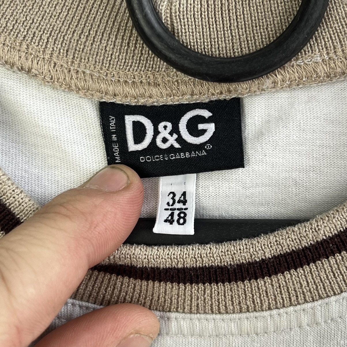 Dolce & Gabbana × Vintage 90s Dolce & Gabbana "Freedom" Long Sleeve Top Dg Size S / US 4 / IT 40 - 4 Thumbnail