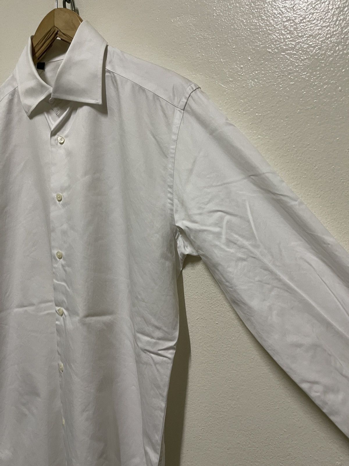 Suitsupply Suitsupply Long Sleeve Shirt White Size US M / EU 48-50 / 2 - 4 Thumbnail