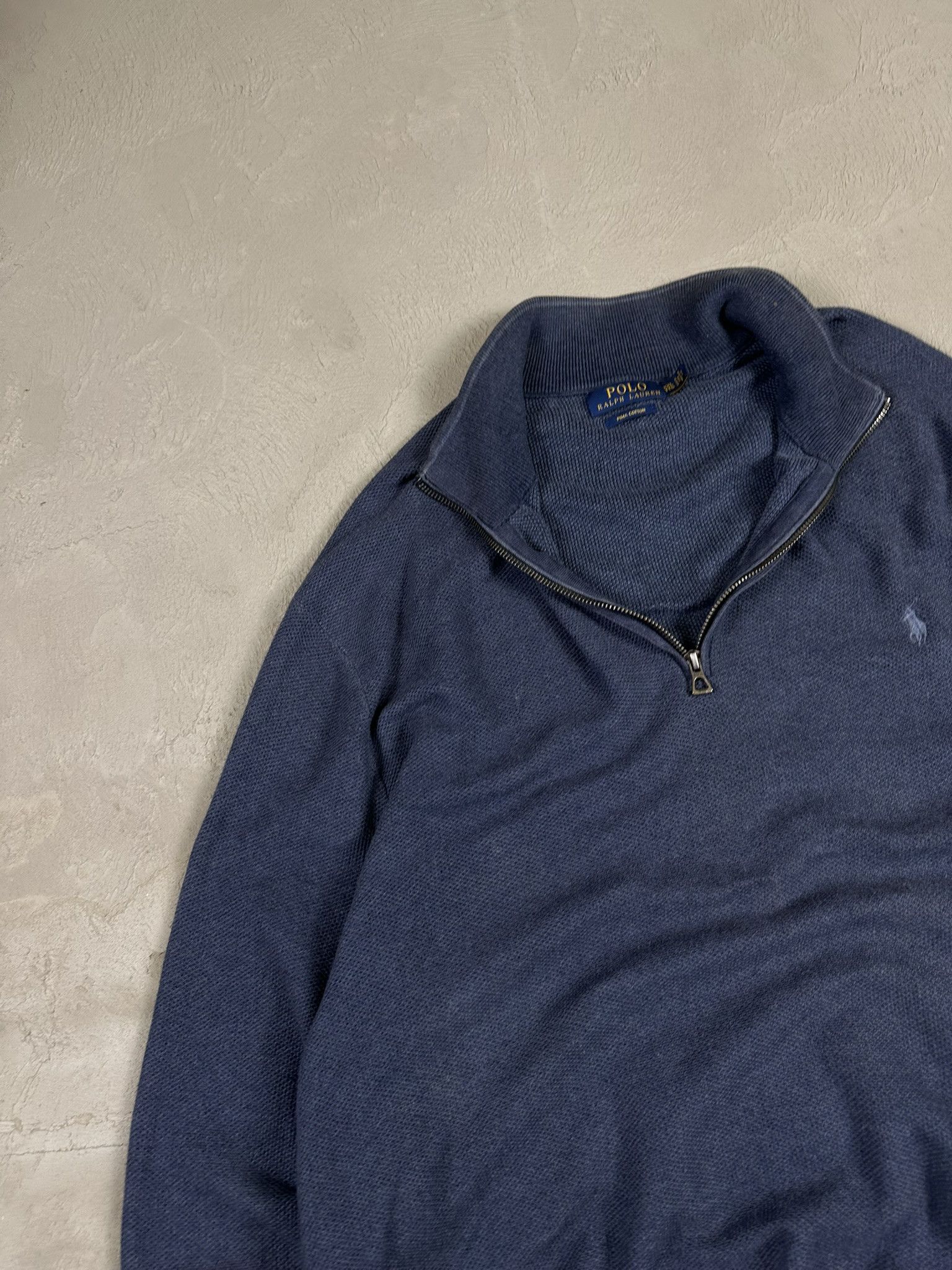 Designer × Polo Ralph Lauren Polo Ralph Lauren Logo Boxy Quaterzip Sweatshirt Size US XXL / EU 58 / 5 - 6 Thumbnail