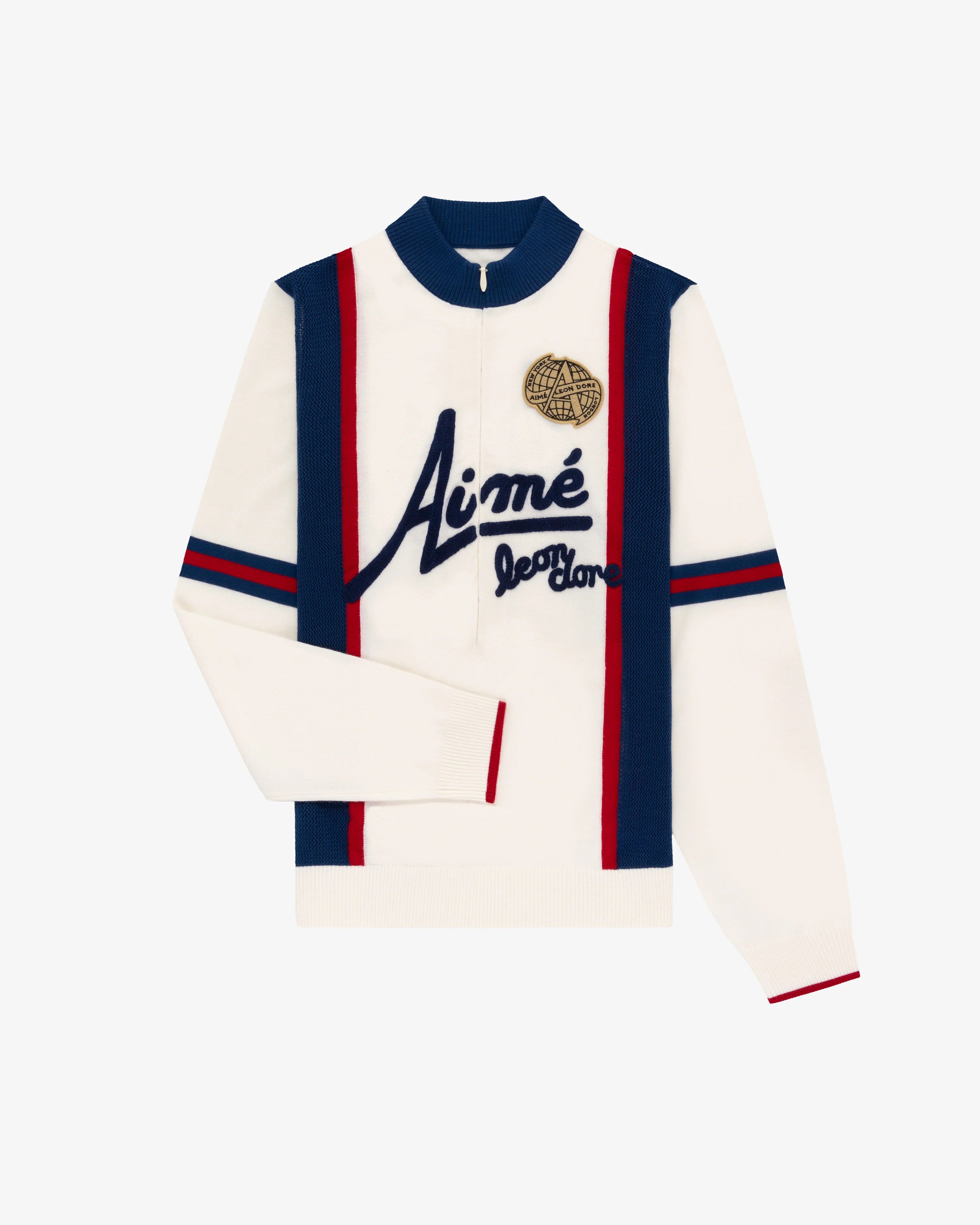 Aime Leon Dore Knit Long-Sleeve Cycling Jersey Size US XXL / EU 58 / 5 - 1 Thumbnail