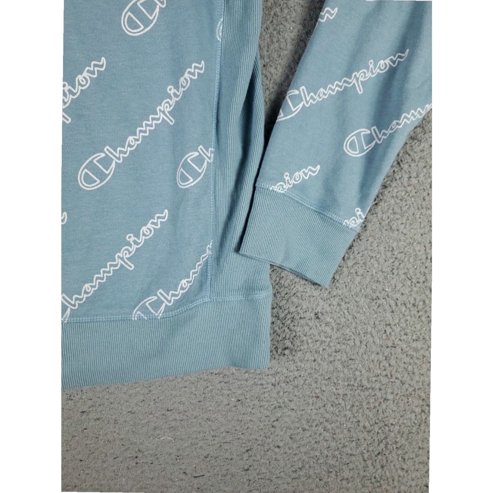 Champion Champion Blue Pullover Sweater Womens Large Crew Neck Cotton Blend Casual Size L / US 10 / IT 46 - 4 Thumbnail