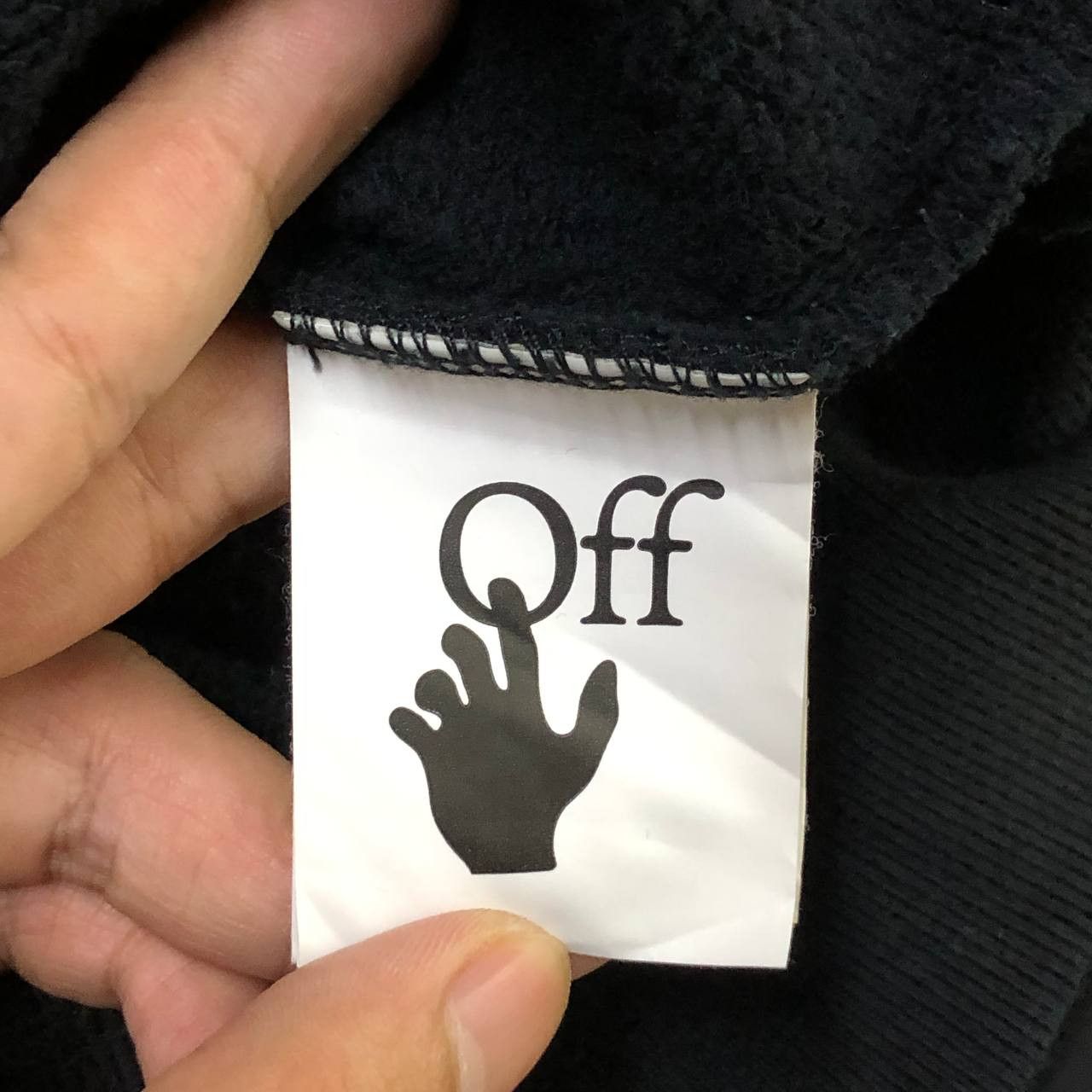 Off-White Off-White Workers Logo hoodie Size US M / EU 48-50 / 2 - 9 Thumbnail
