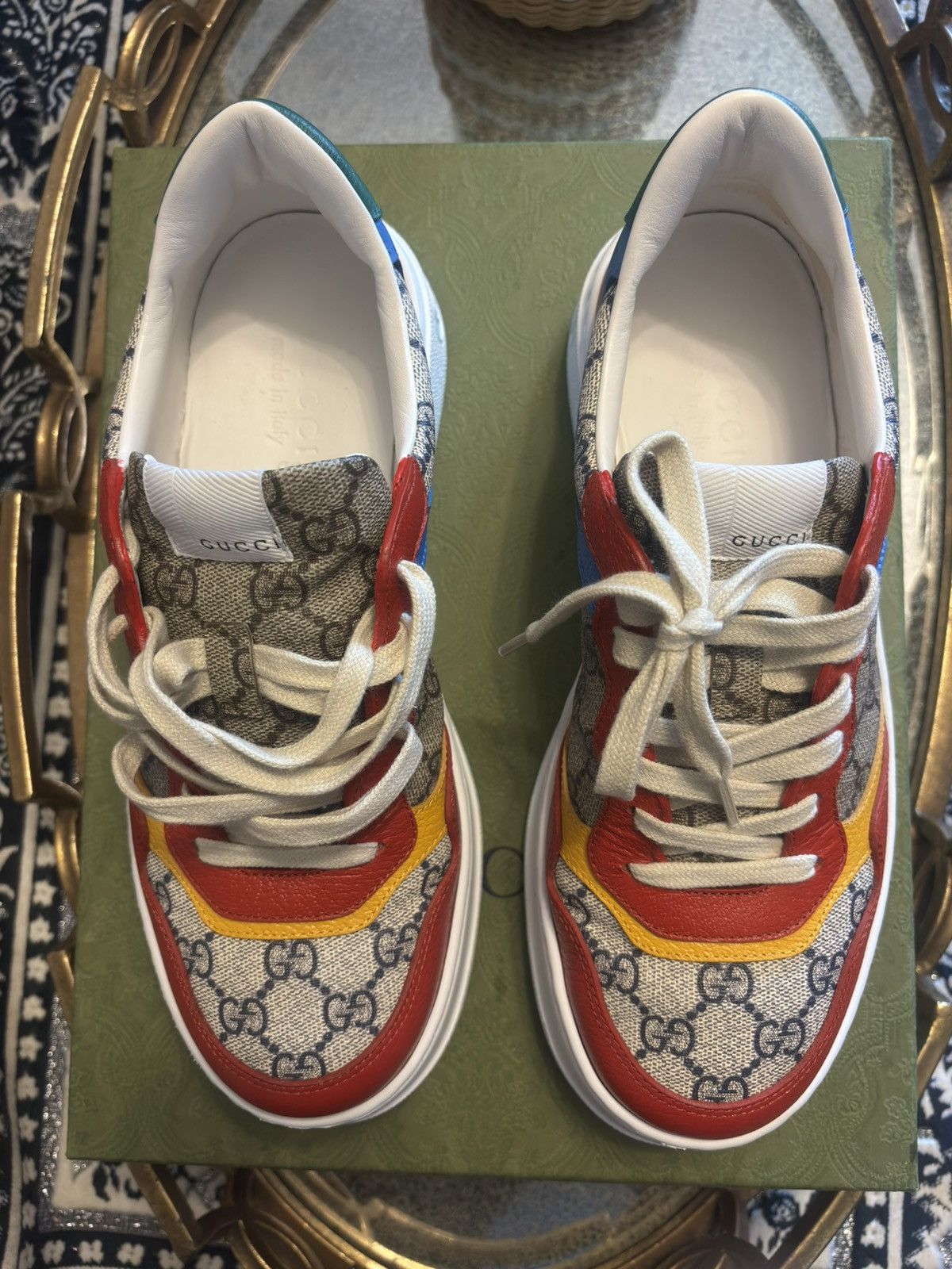 Gucci Gucci GG Supreme ,Multicolor Sneakers Size 8.5 Size US 8.5 / EU 41-42 - 3 Thumbnail