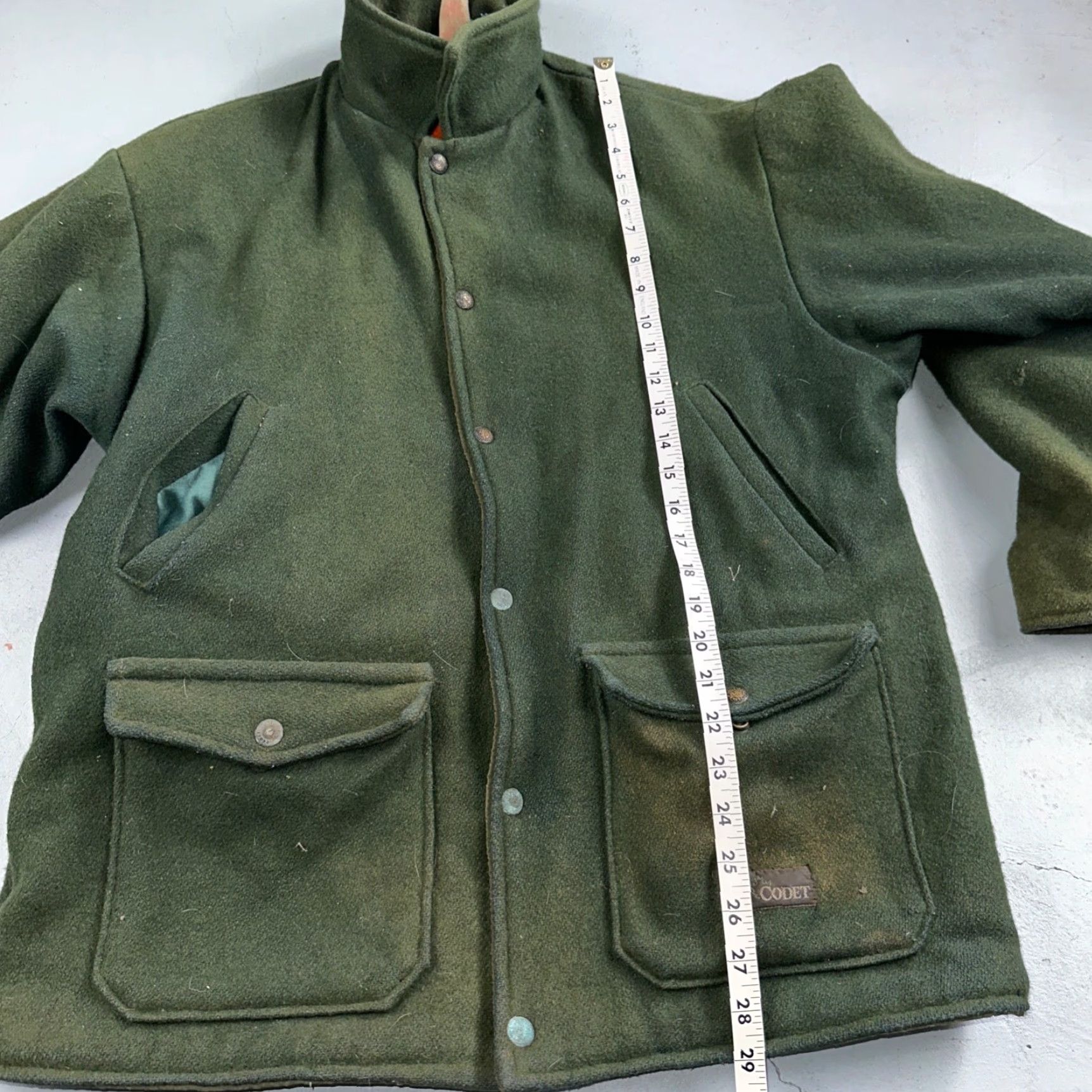 Vintage VTG Codet Wool Jacket Mackinaw Hunting Reversible Green Orange Outdoor Men’s L Size US L / EU 52-54 / 3 - 4 Thumbnail
