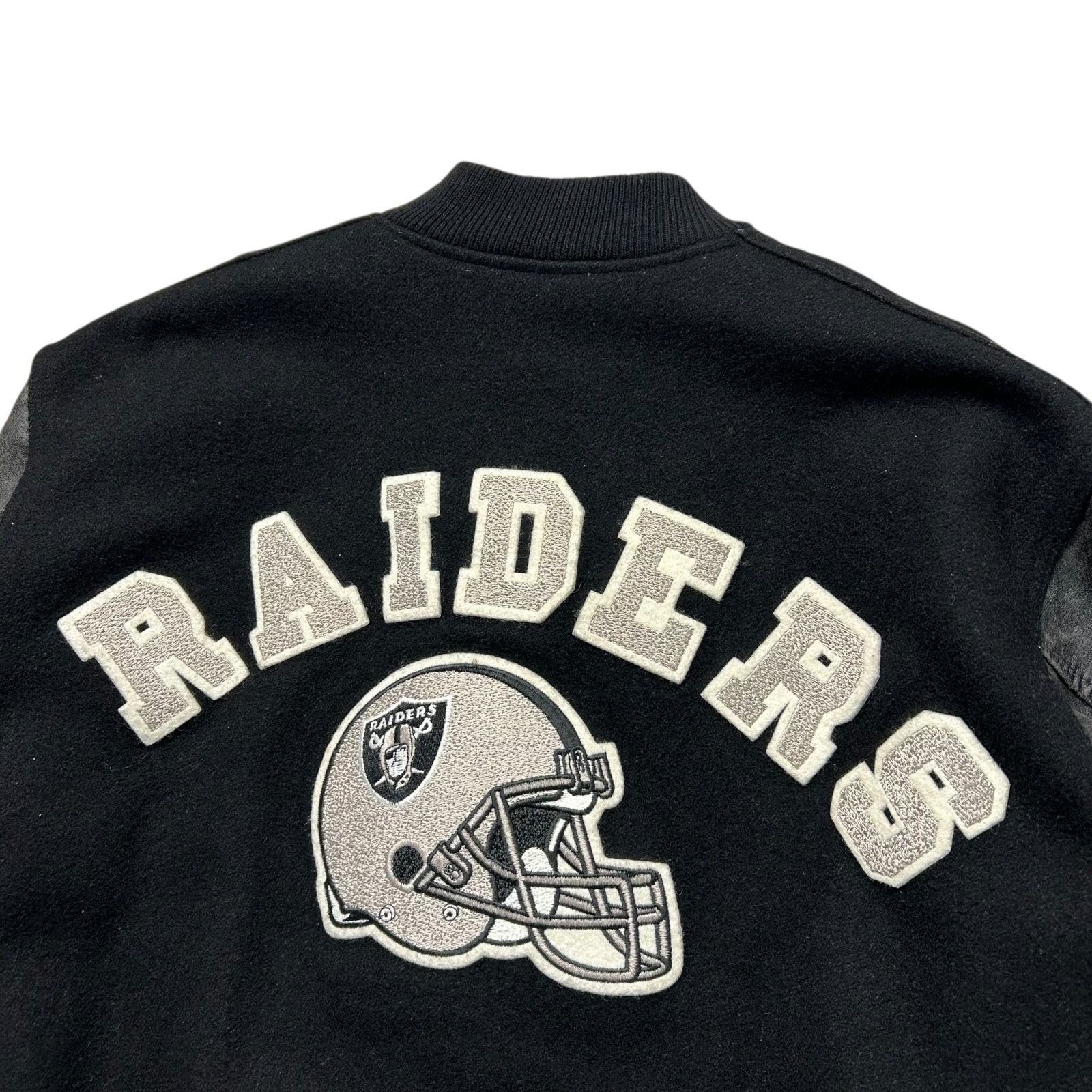 NFL VTG 90s LA RAIDERS CHALK LINE WOOL VARSITY JACKET SIZE XXL Size US XXL / EU 58 / 5 - 3 Thumbnail