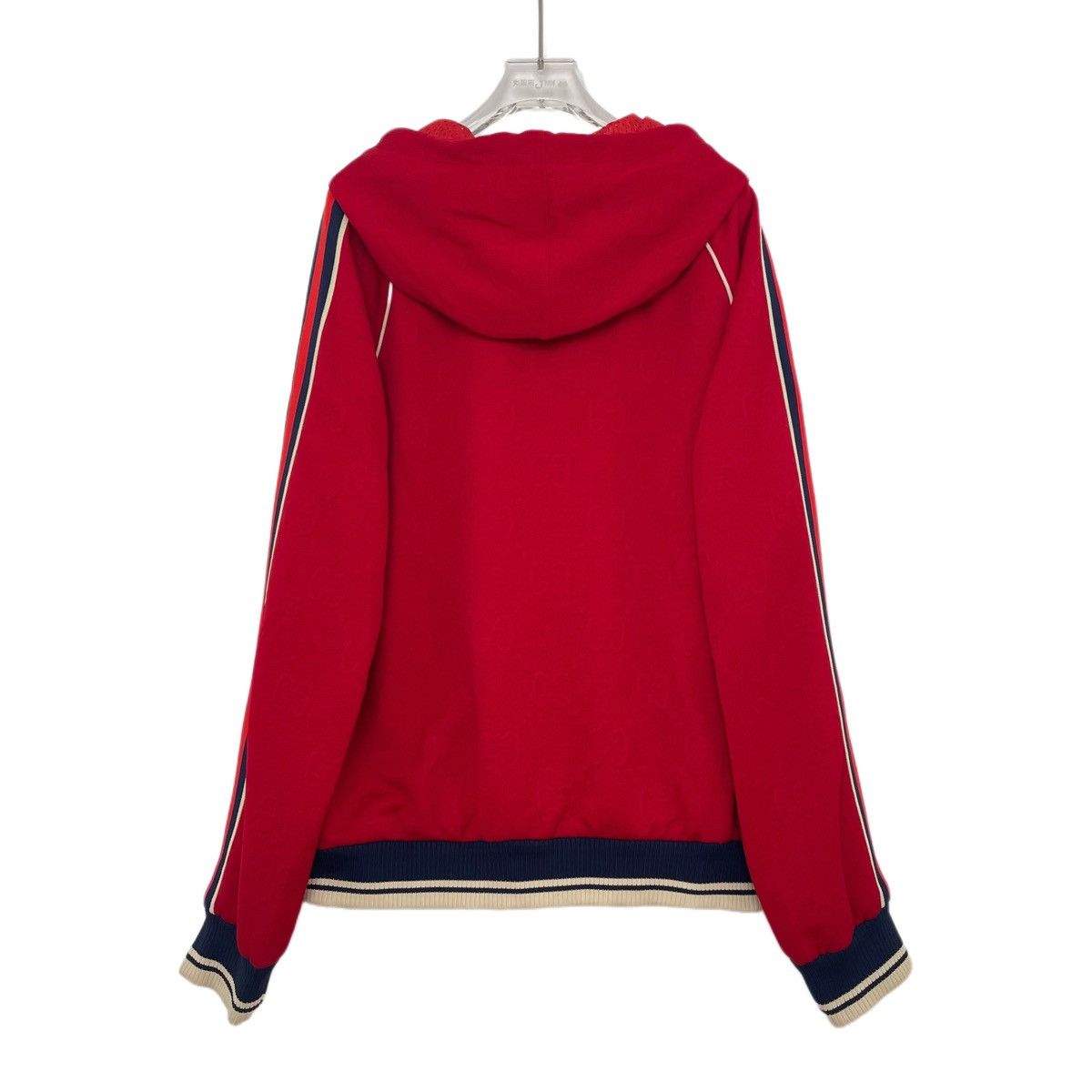 Gucci GUCCI Letter Jacquard Zip Up Hooded Casual Sweatshirt K26WX Size US M / EU 48-50 / 2 - 2 Thumbnail