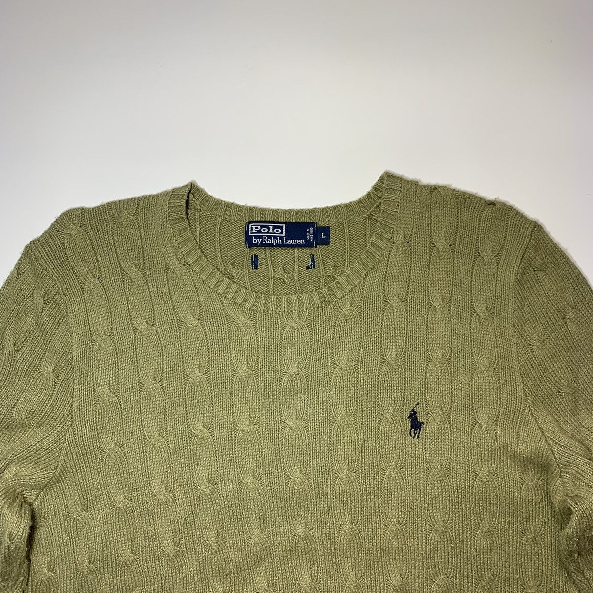 Ralph Lauren Polo Ralph Lauren Khaki Knit Sweater Old Money Size US L / EU 52-54 / 3 - 5 Thumbnail