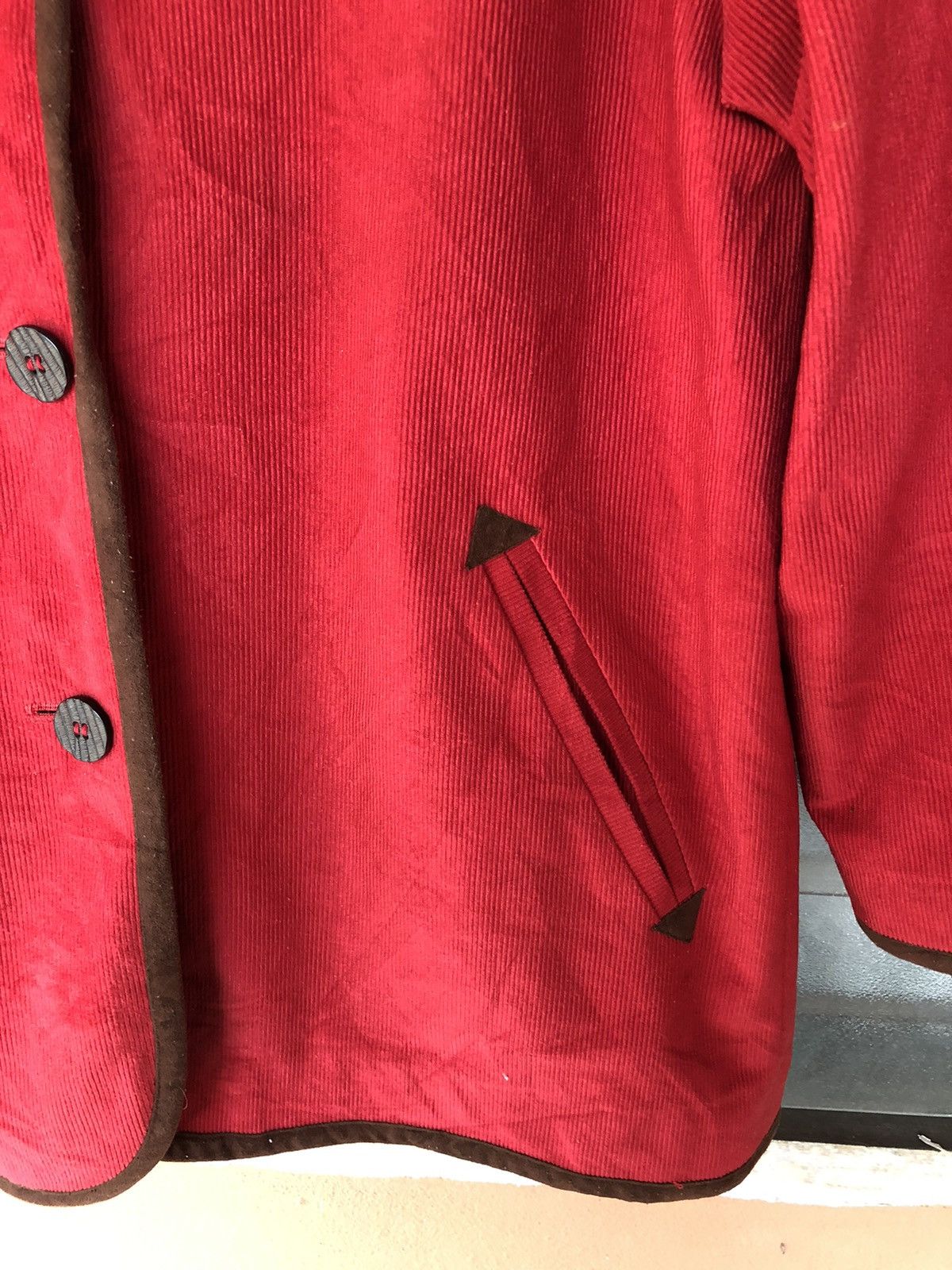 If Six Was Nine × Japanese Brand × RED Valentino Claudio Valentino Paris Red Jacket Size M / US 6-8 / IT 42-44 - 5 Thumbnail