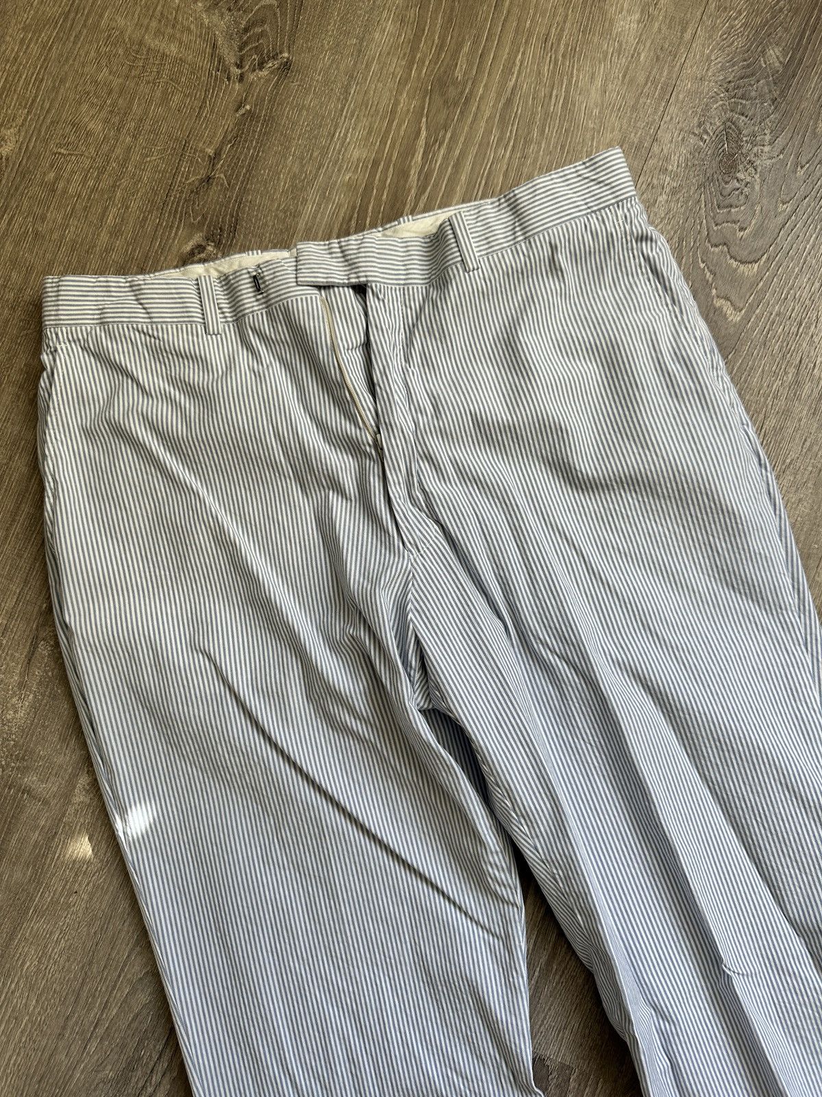 Burberry × Designer Burberry Stripped Pants 🔥 Size US 34 / EU 50 - 4 Thumbnail
