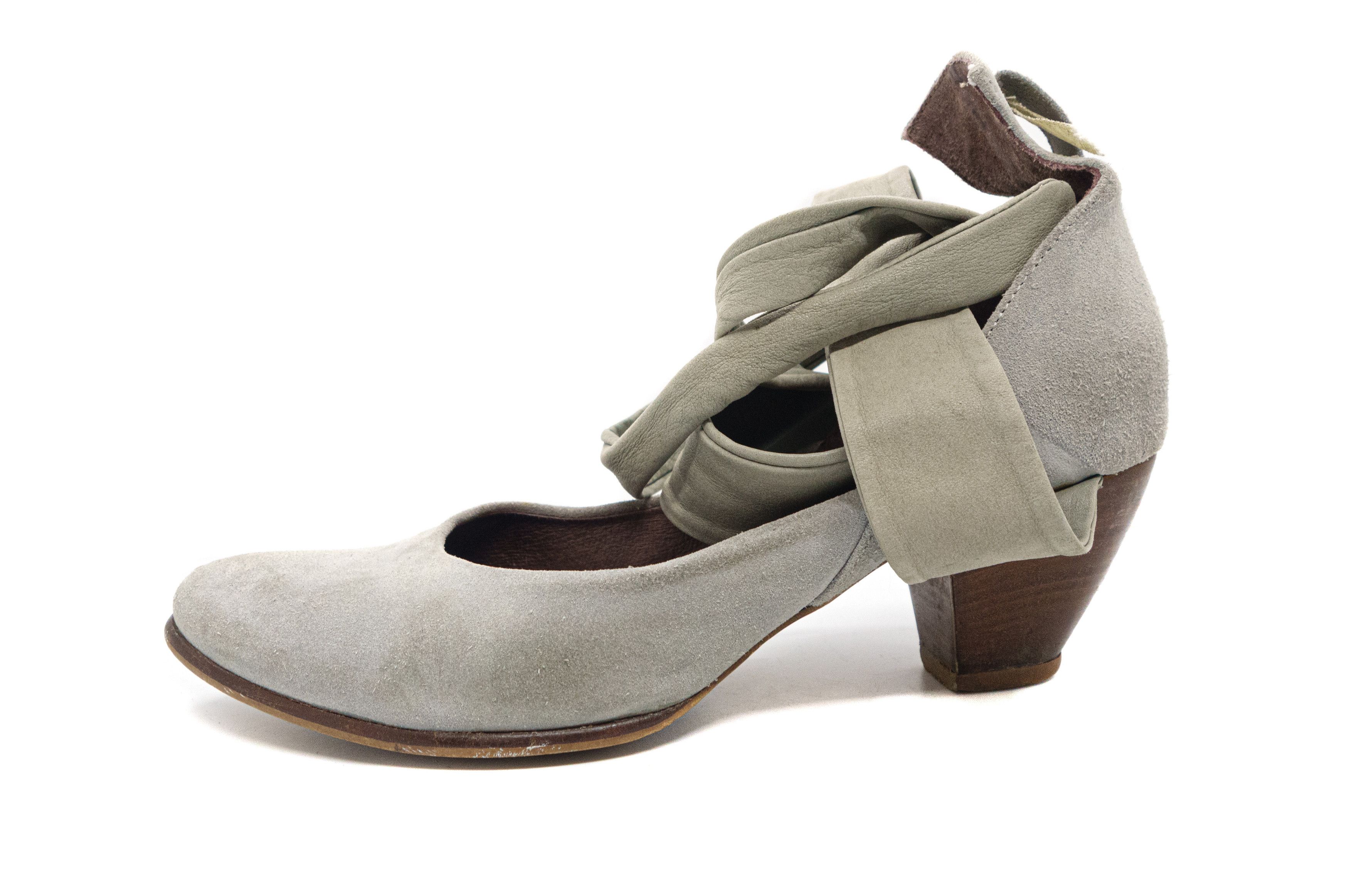 Issey Miyake 00S Suede Leather Straps Over Boots Vintage Size US 11 / IT 41 - 1 Thumbnail