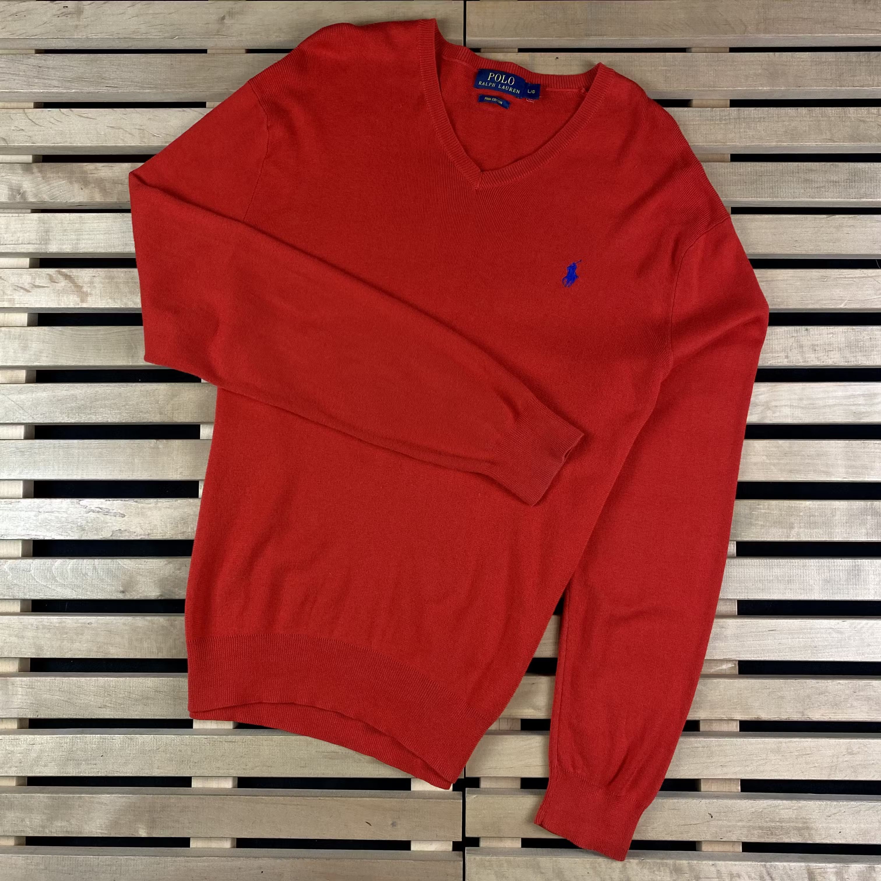 Polo Ralph Lauren × Ralph Lauren Men’s Sweater Long Sleeve Polo by Ralph Lauren Size L Size US L / EU 52-54 / 3 - 1 Thumbnail