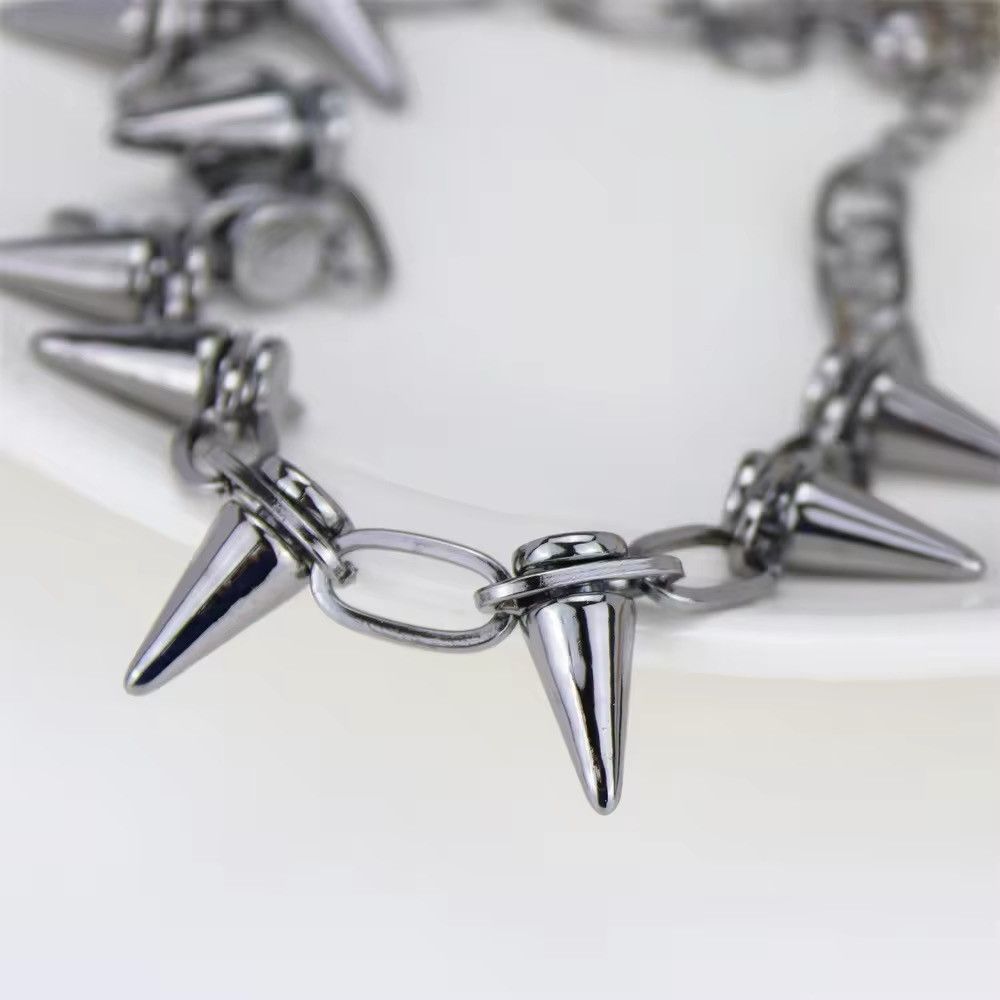 Vintage Spike Chokers Rivet Necklaces Size ONE SIZE - 3 Thumbnail