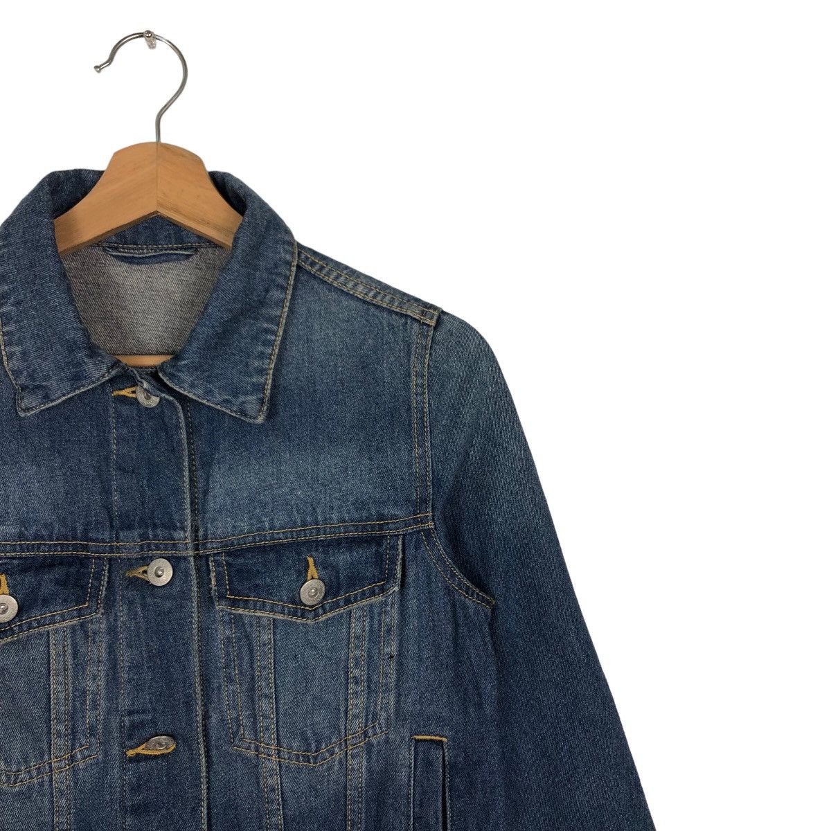 Japanese Brand 🔥90’s Biker Denim Jacket Gu Japan Punk Design Size US M / EU 48-50 / 2 - 6 Thumbnail