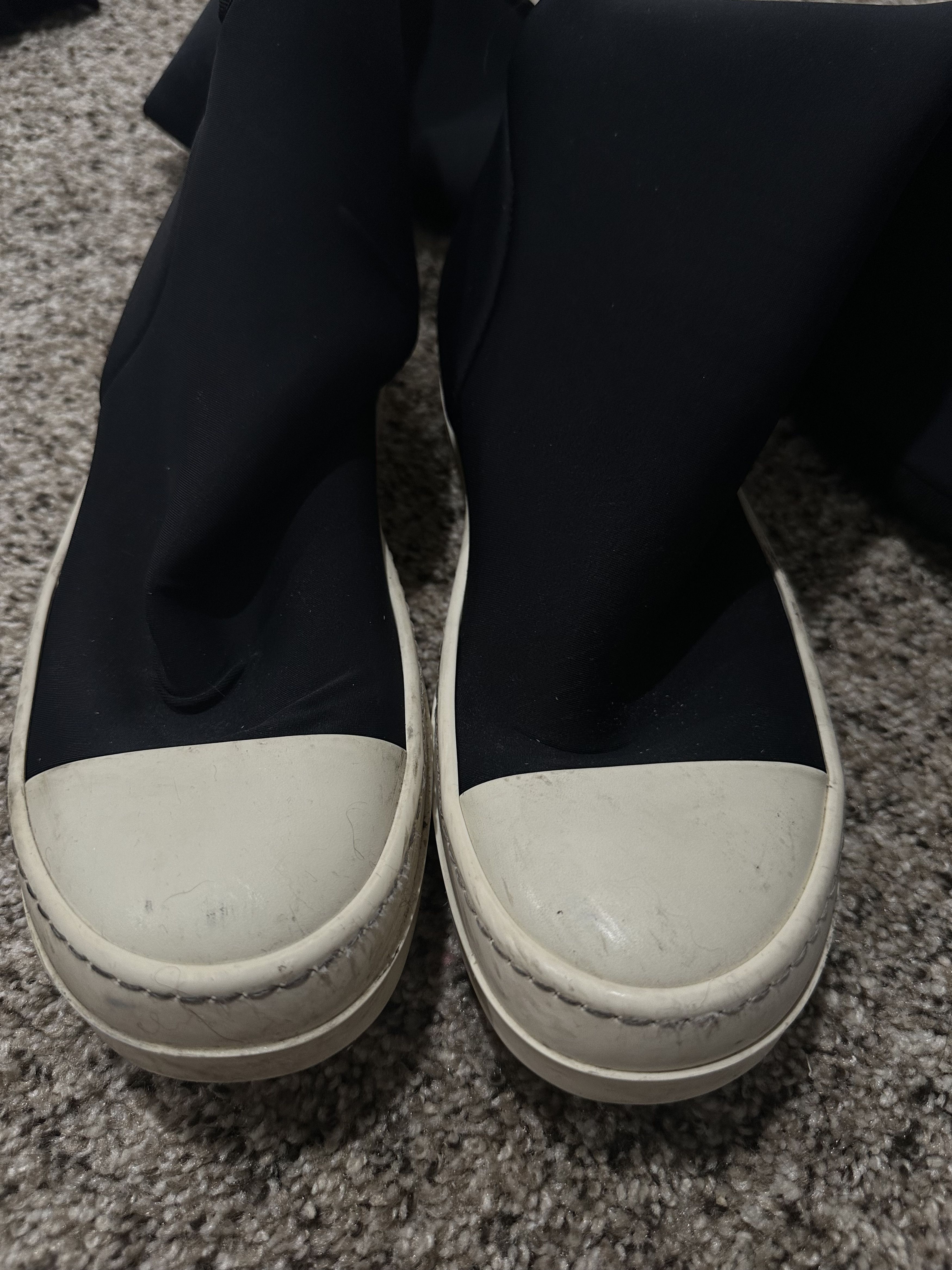 Rick Owens × Rick Owens Drkshdw sz37.5-Rick owens knee-high sock ramones boots Size US 7.5 / IT 37.5 - 6 Thumbnail