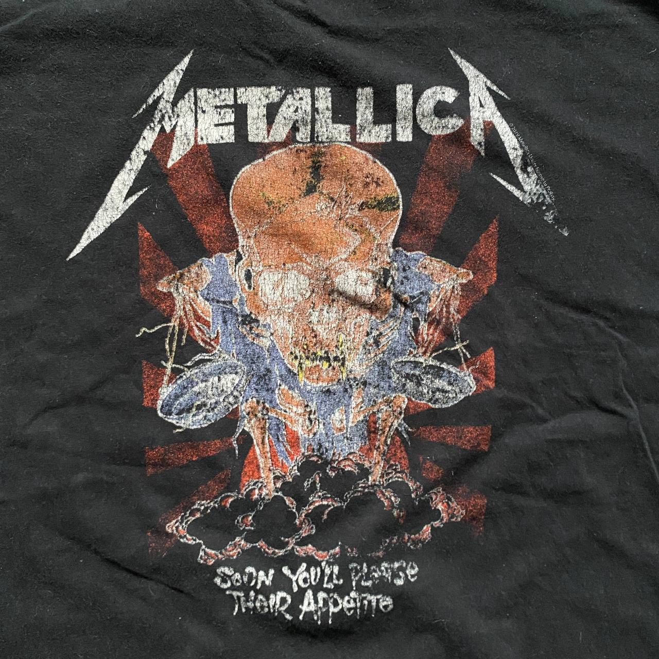 Band Tees VINTAGE Y2K METALLICA AMAZING FADED PUSHEAD T SHIRT 36 Size US L / EU 52-54 / 3 - 3 Thumbnail